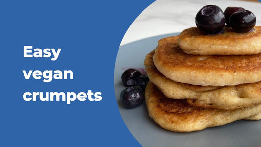 Easy vegan crumpets