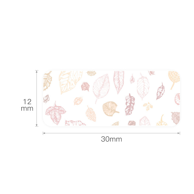 NB126 - NIIMBOT - D11 / D101 / D110 / H1S - 12X30MM - 210 THERMAL LABELS - MAPLE LEAF DESIGN