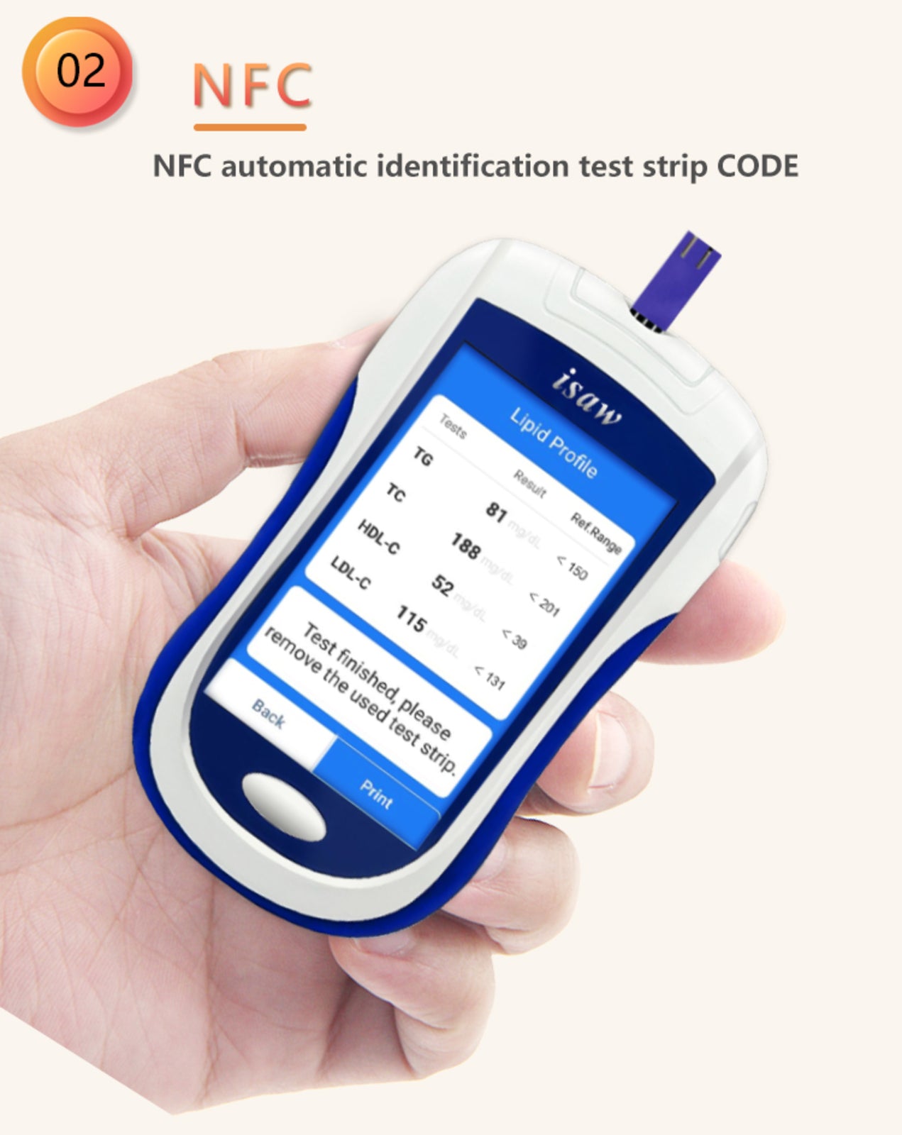 ACCU-ANSWER - ISAW - 9 IN 1 - LBM-02 MODEL - MULTI-MONITORING BLOOD & URINE METER TEST KIT INCLUDING STRIPS