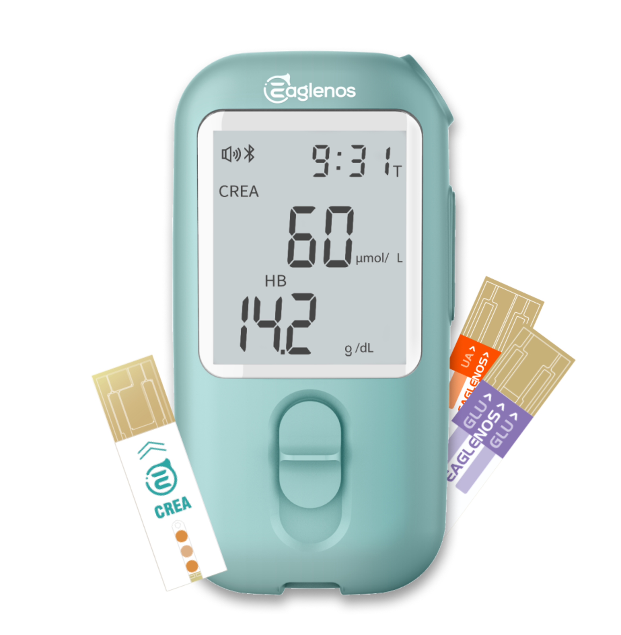 EAGLENOS - CREATININE, URIC ACID & GLUCOSE BLOOD TEST METER ONLY (M432) - NO STRIPS OR ACCESSORIES