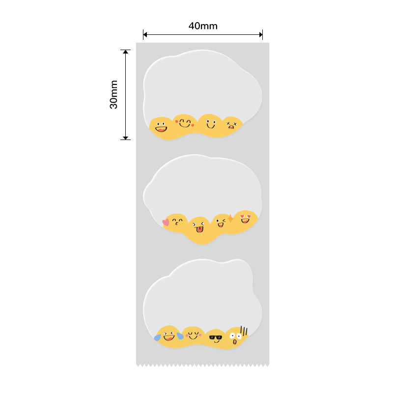 NB473 - NIIMBOT - B1 / B21 / B3S / B4 - TT41X31MM - 220 LABELS PER ROLL - CUTE EMOJIS DESIGN
