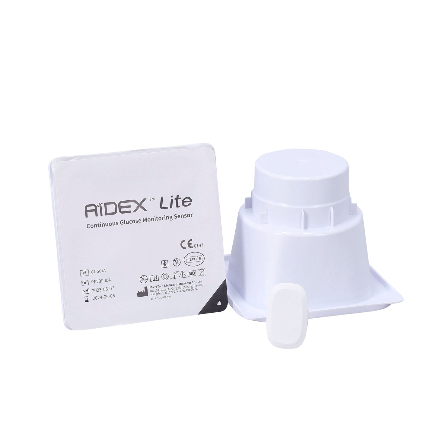 AiDEX™ - LITE - CONTINUOUS GLUCOSE MONITORING SYSTEM (CGM) - START UP KIT & SENSORS