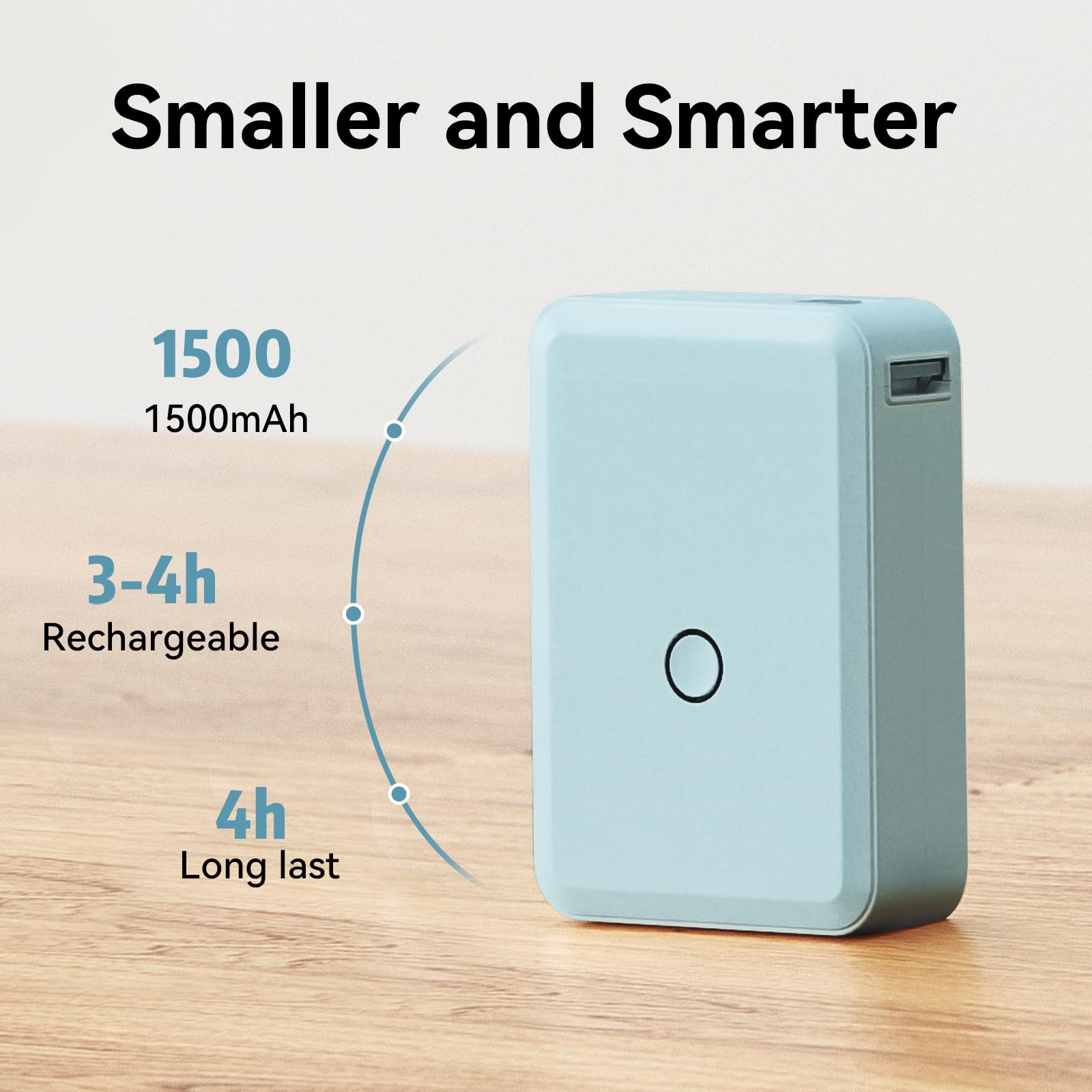 NB120 - NIIMBOT - D110 - PORTABLE LABEL BLUETOOTH PRINTER INCL FREE LABEL ROLL (15X30MM)