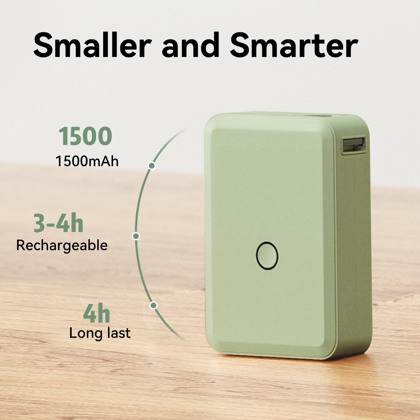 NB120 - NIIMBOT - D110 - PORTABLE LABEL BLUETOOTH PRINTER INCL FREE LABEL ROLL (15X30MM)