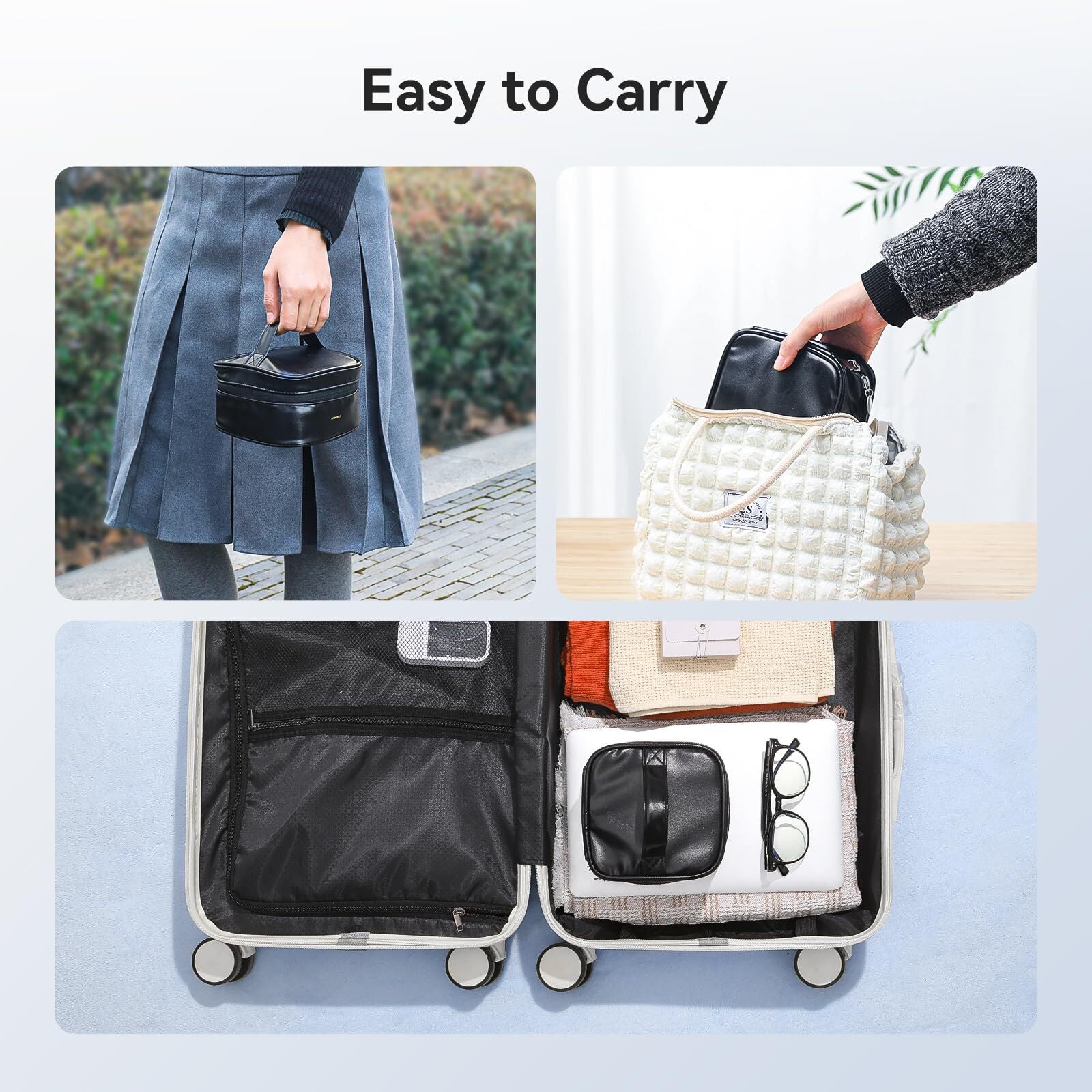 NB517 - NIIMBOT - B1 / B21 / B3S MODELS - STORAGE CASE FOR PRINTER & LABELS - BLACK