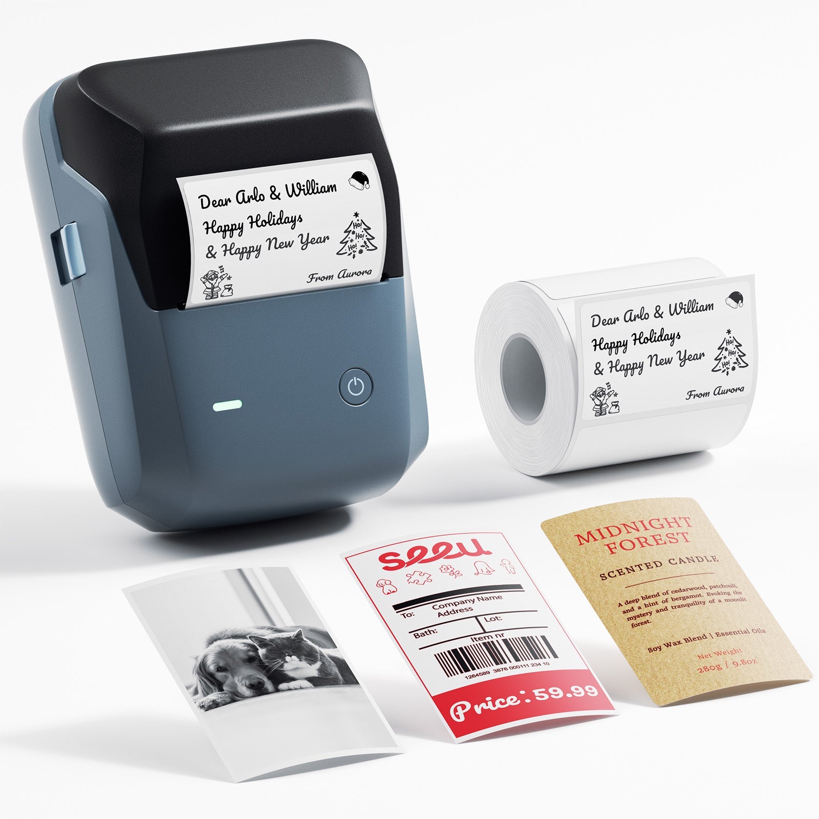NB806 - Niimbot - B1-Pro - 300DPI - Portable Thermal Label Printer Incl Free Label