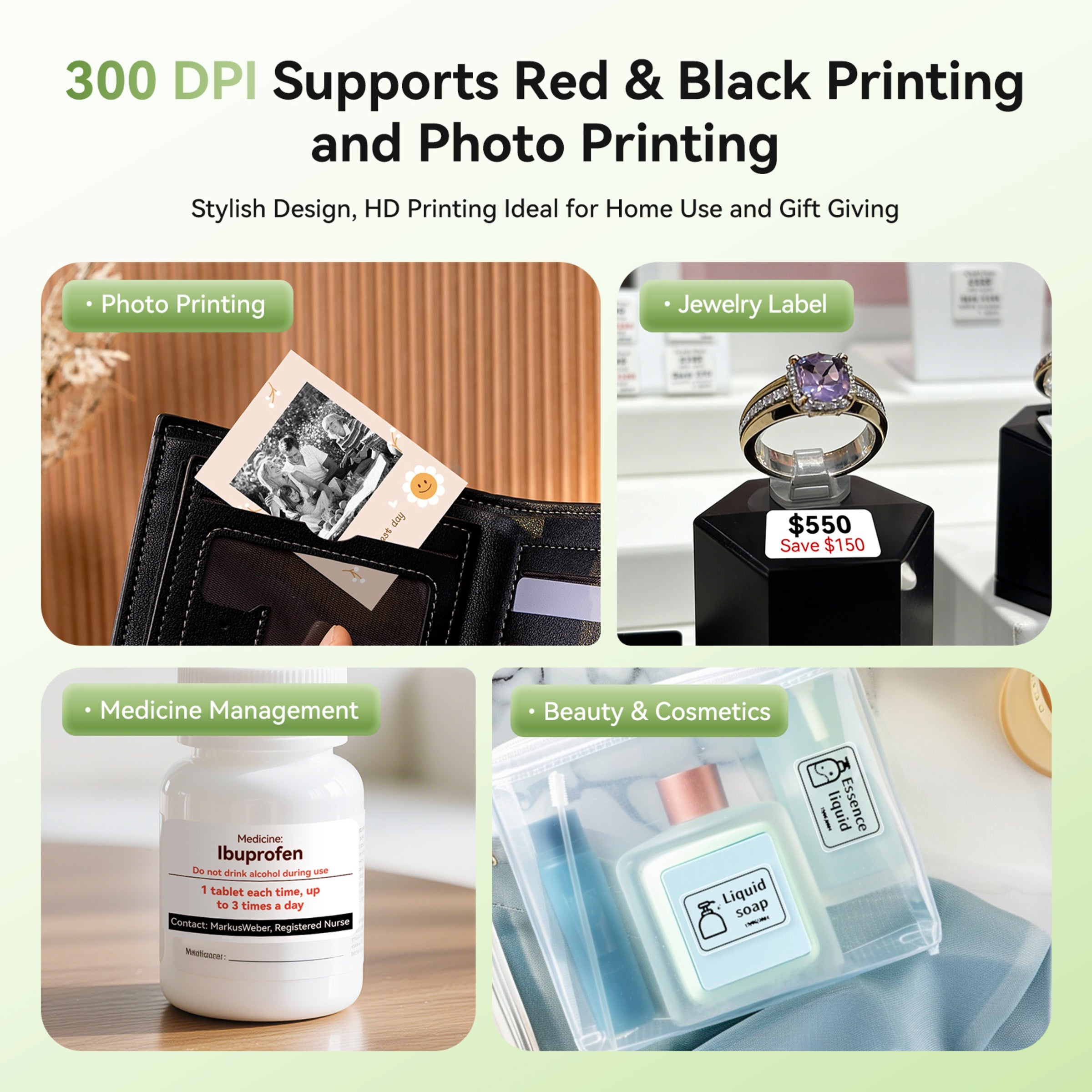 NB607 - Niimbot - B21-Pro - 300DPI - Portable Thermal Label Bluetooth Printer