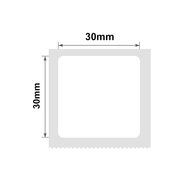 NB184 - Niimbot - B1 / B21 / B3S / B4 - 30x30mm - 230 White Labels