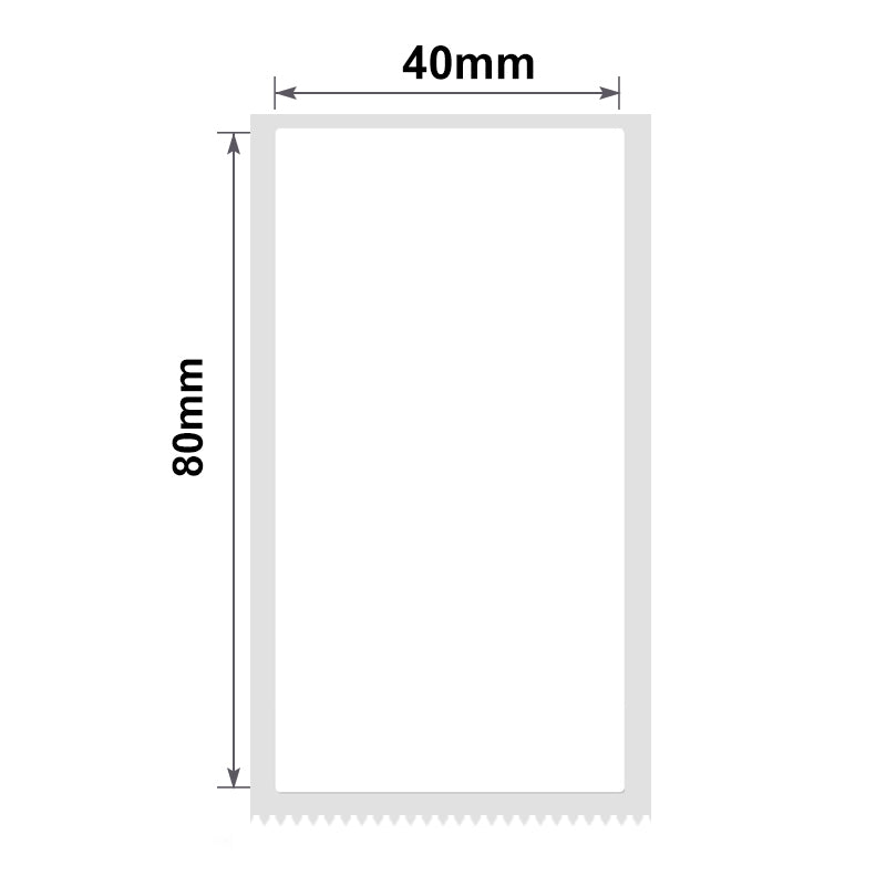 NIIMBOT - B Range - 40x80mm - White - 95 Labels