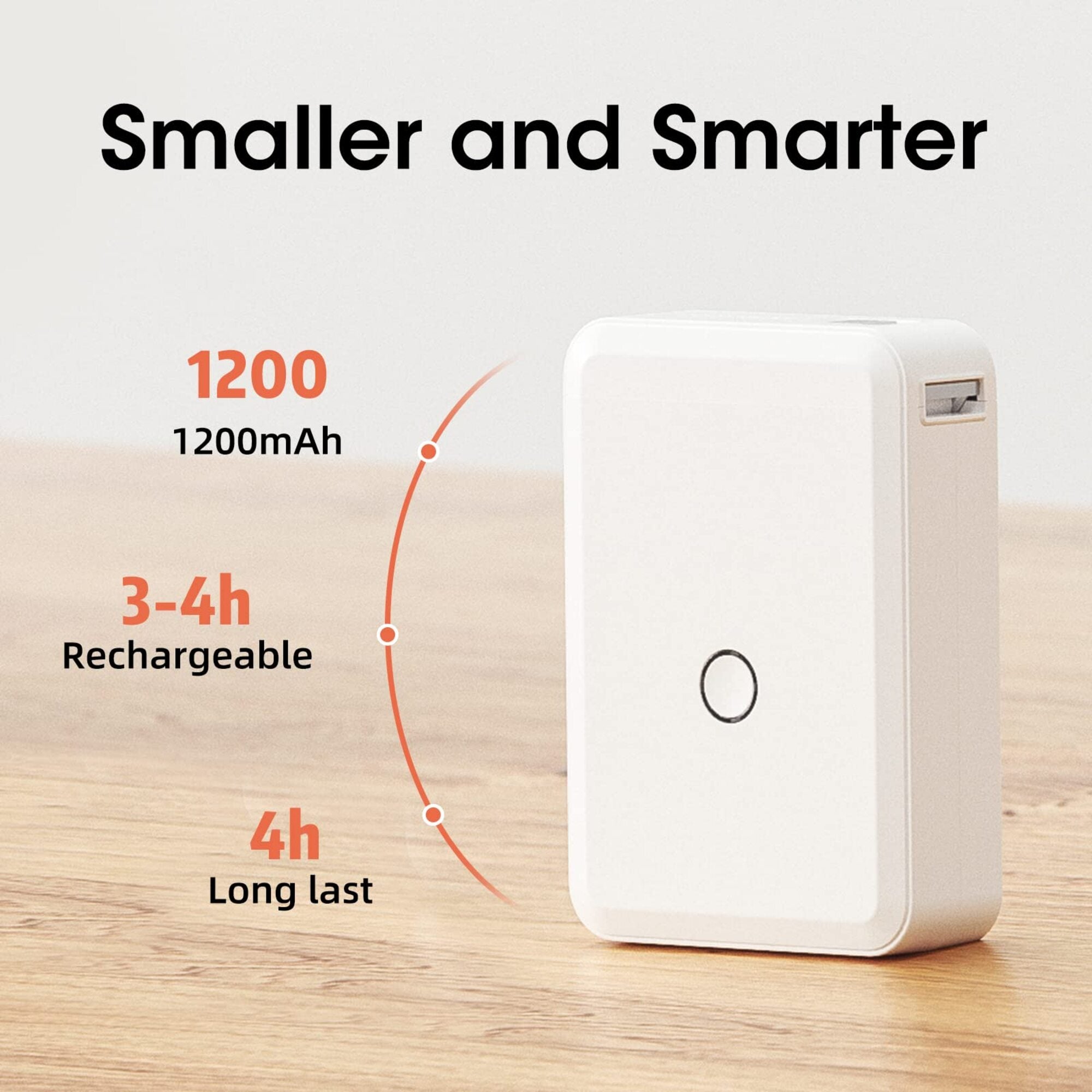 NB120 - NIIMBOT - D110 - PORTABLE LABEL BLUETOOTH PRINTER INCL FREE LABEL ROLL (15X30MM)