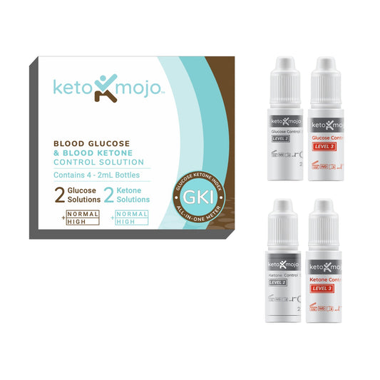 KETO MOJO™ - GKI - BLOOD GLUCOSE & KETONE CONTROL SOLUTIONS - THE DUAL PACK