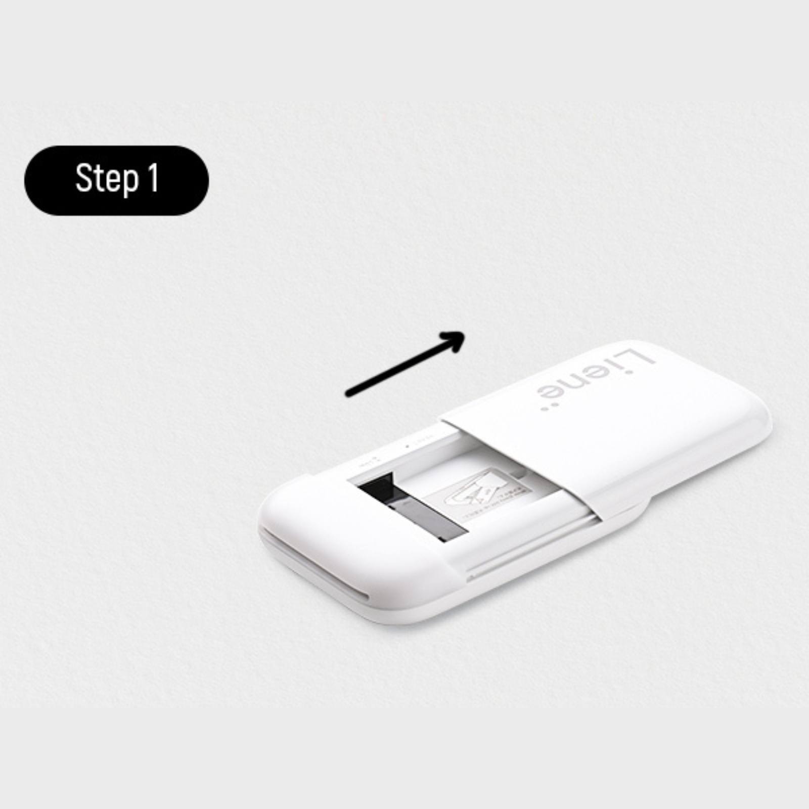 LIENE - Pearl K100 - 2x3 Inch ZINK Bluetooth Photo Printer - White - Incl. 10 Sheets Photo Paper