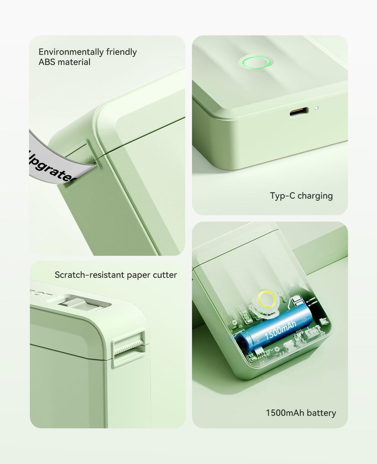 NIIMBOT - D110_M Bluetooth Label Printer Incl Label Roll