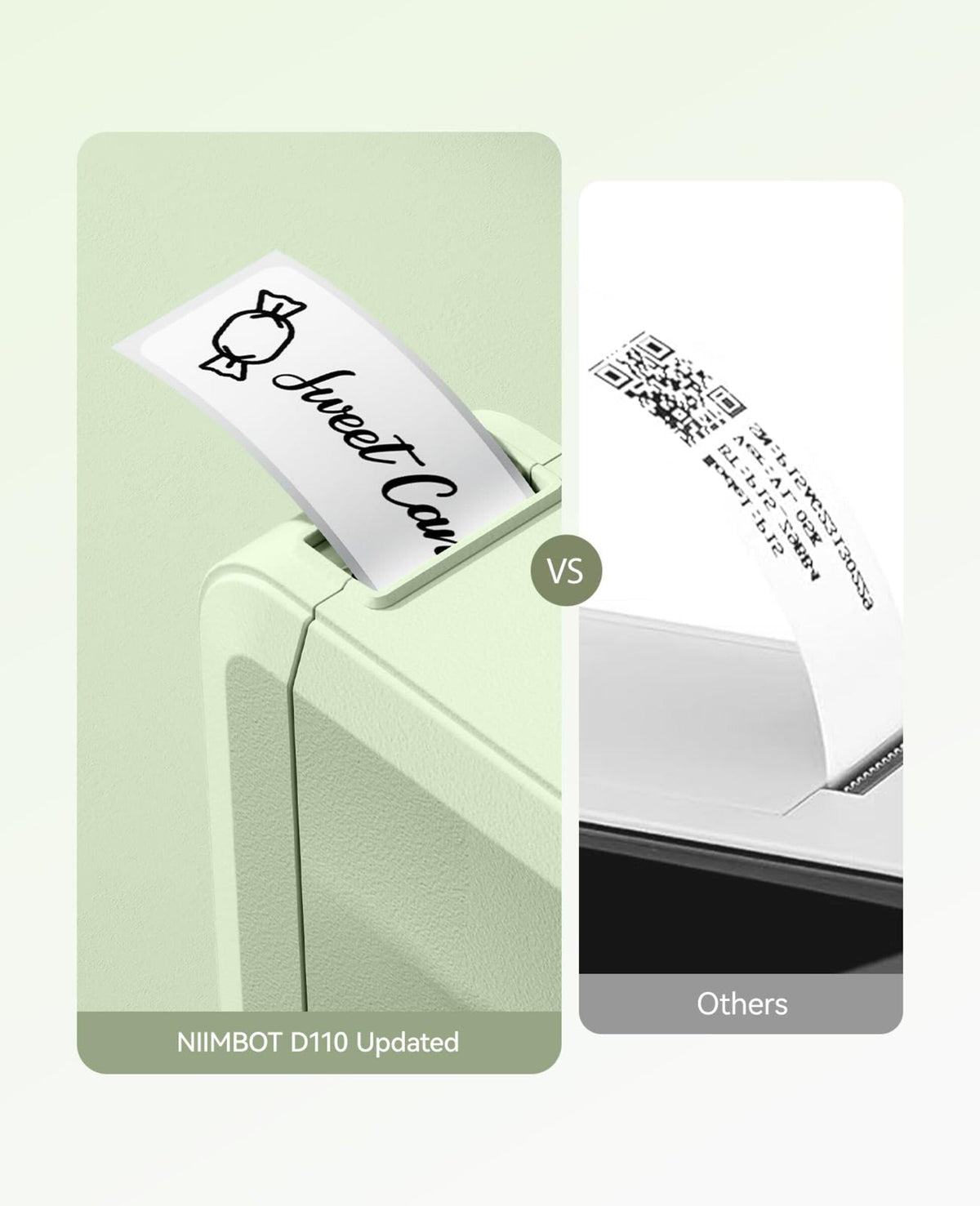 NIIMBOT - D110_M Bluetooth Label Printer Incl Label Roll