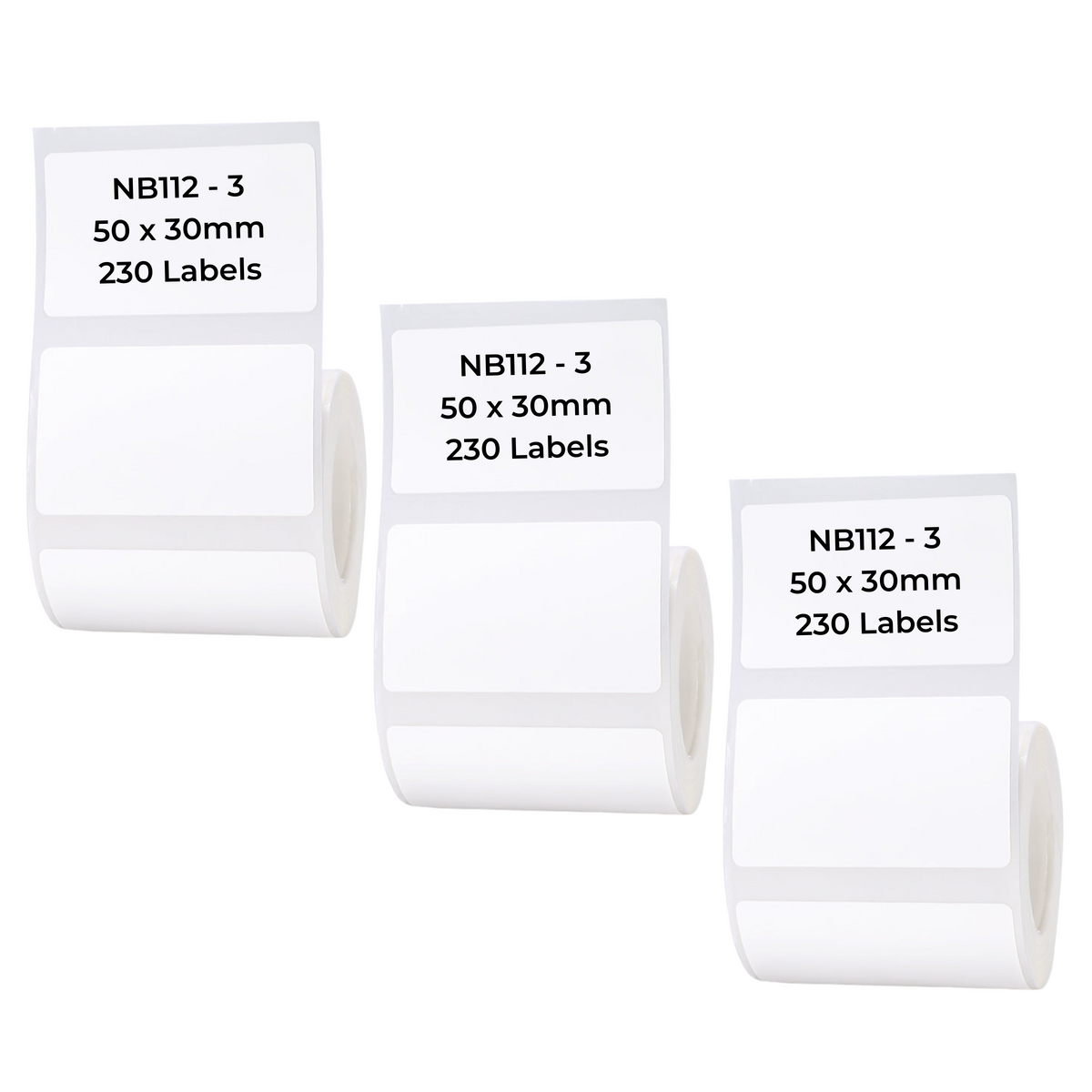 NIIMBOT - B Range - 50x30mm - White - 230 Labels