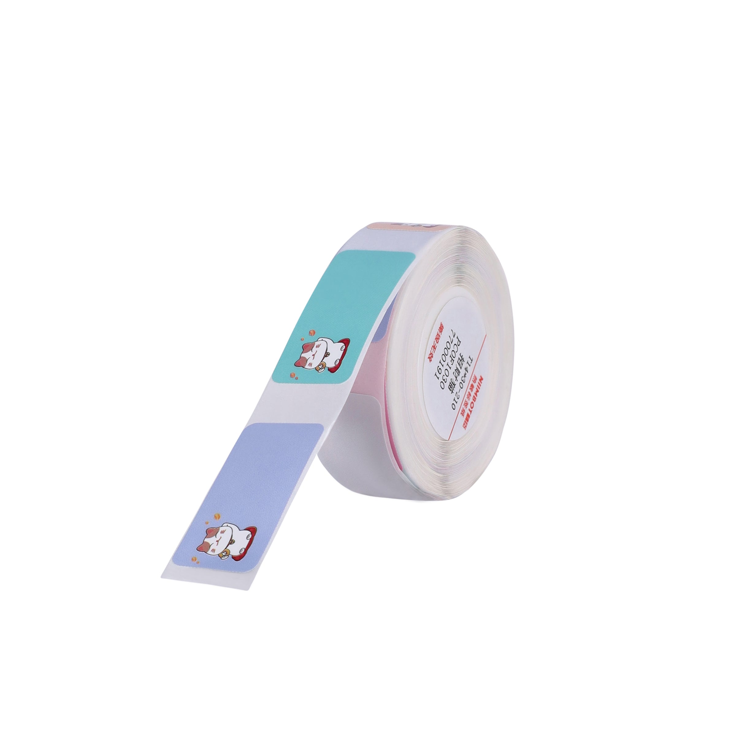 NB157 - NIIMBOT - D11 / D101 / D110 / H1S - R14X30MM - 210 LABELS PER ROLL- FORTUNE CAT DESIGN