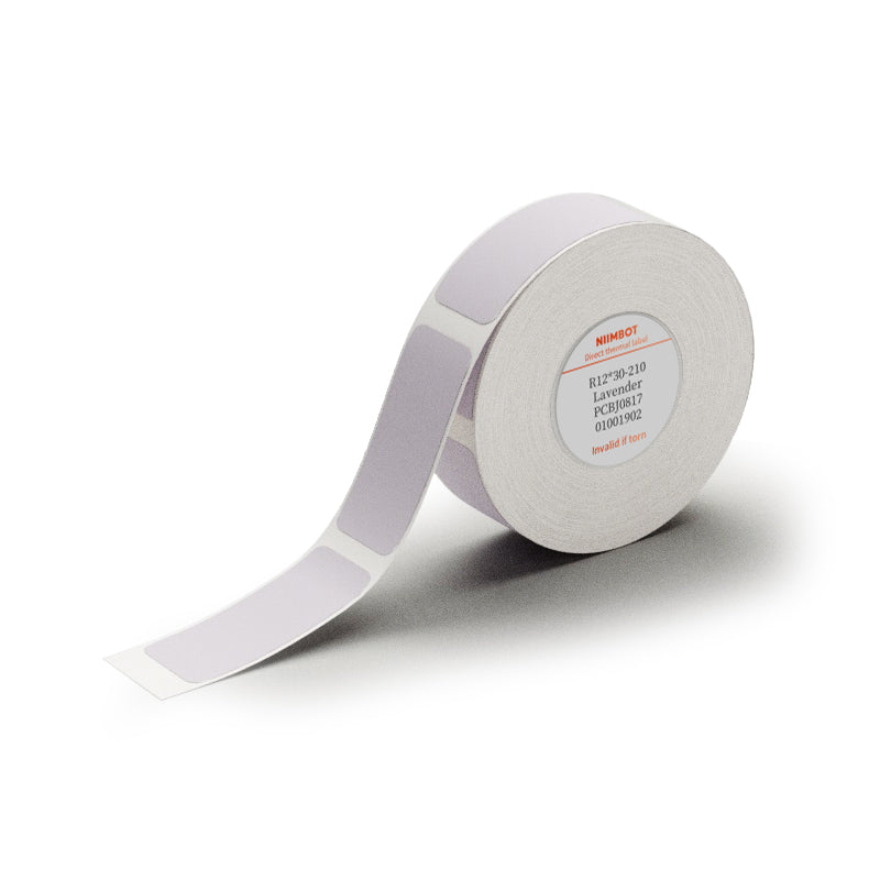 NB174 - Niimbot - D11 / D101 / D110 / H1S - 12x30mm - 210 Lavender Labels