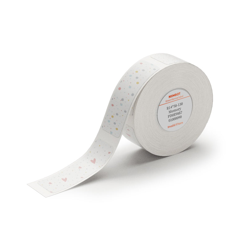 NB175 - NIIMBOT - D11 / D101 / D110 / H1S - 14X50MM - 130 LABELS PER ROLL - MEMORY DESIGN