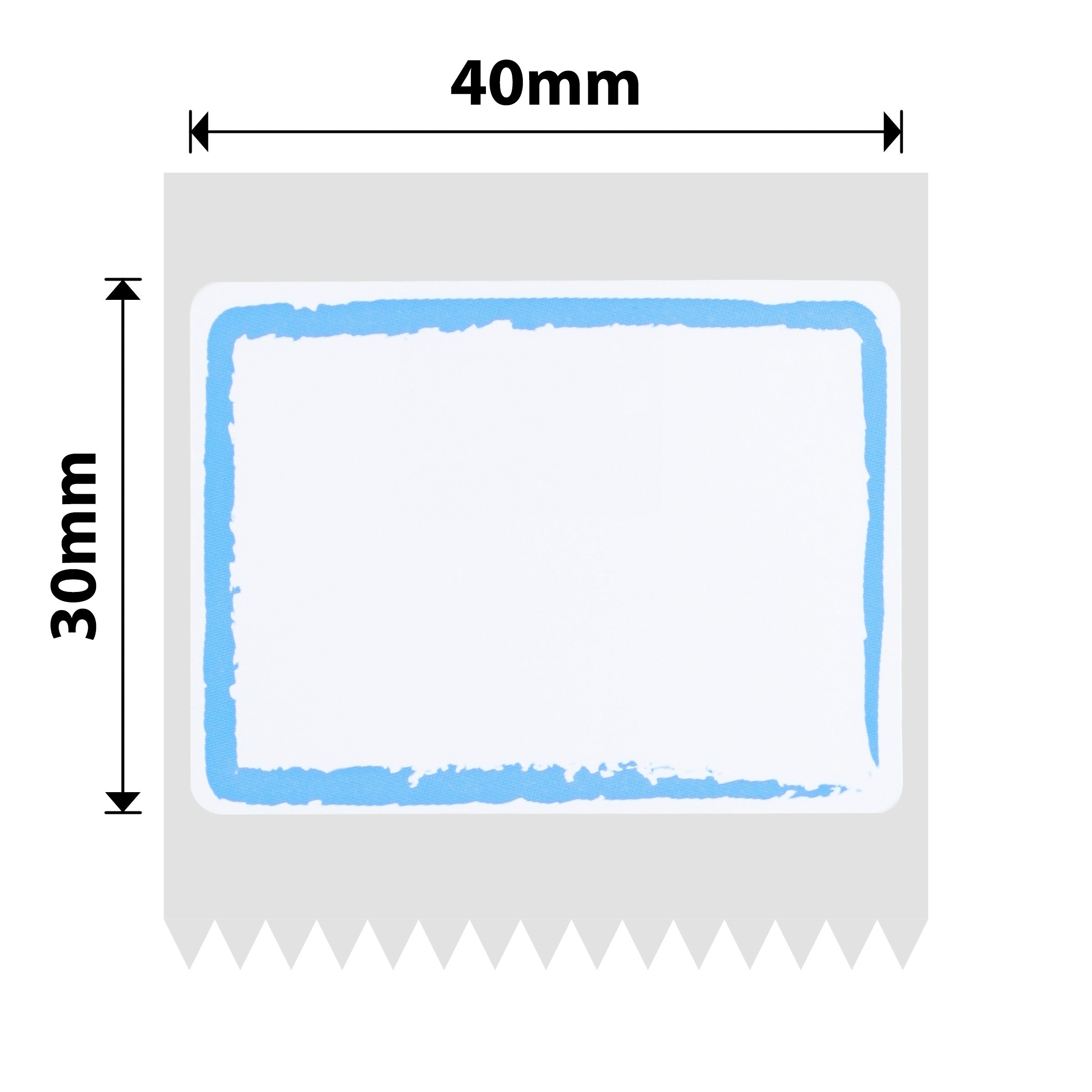 NB189 - Niimbot - B1 / B21 / B3S / B4 - 40x30mm - 230 Blue Border Labels