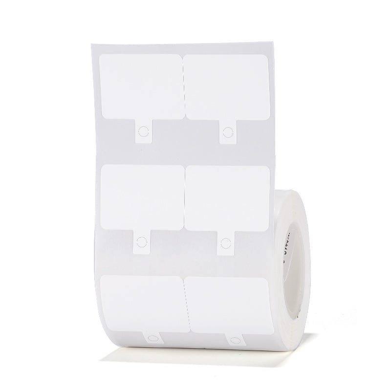 NB211 - Niimbot - B1 / B21 / B31 / B3S / B4 - 50x26mm - 250 White Jewellery Labels With Hole