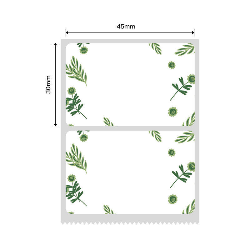 NB232 - Niimbot - B1 / B21 / B31 / B3S / B4 - 45x30mm - 230 Plant Labels
