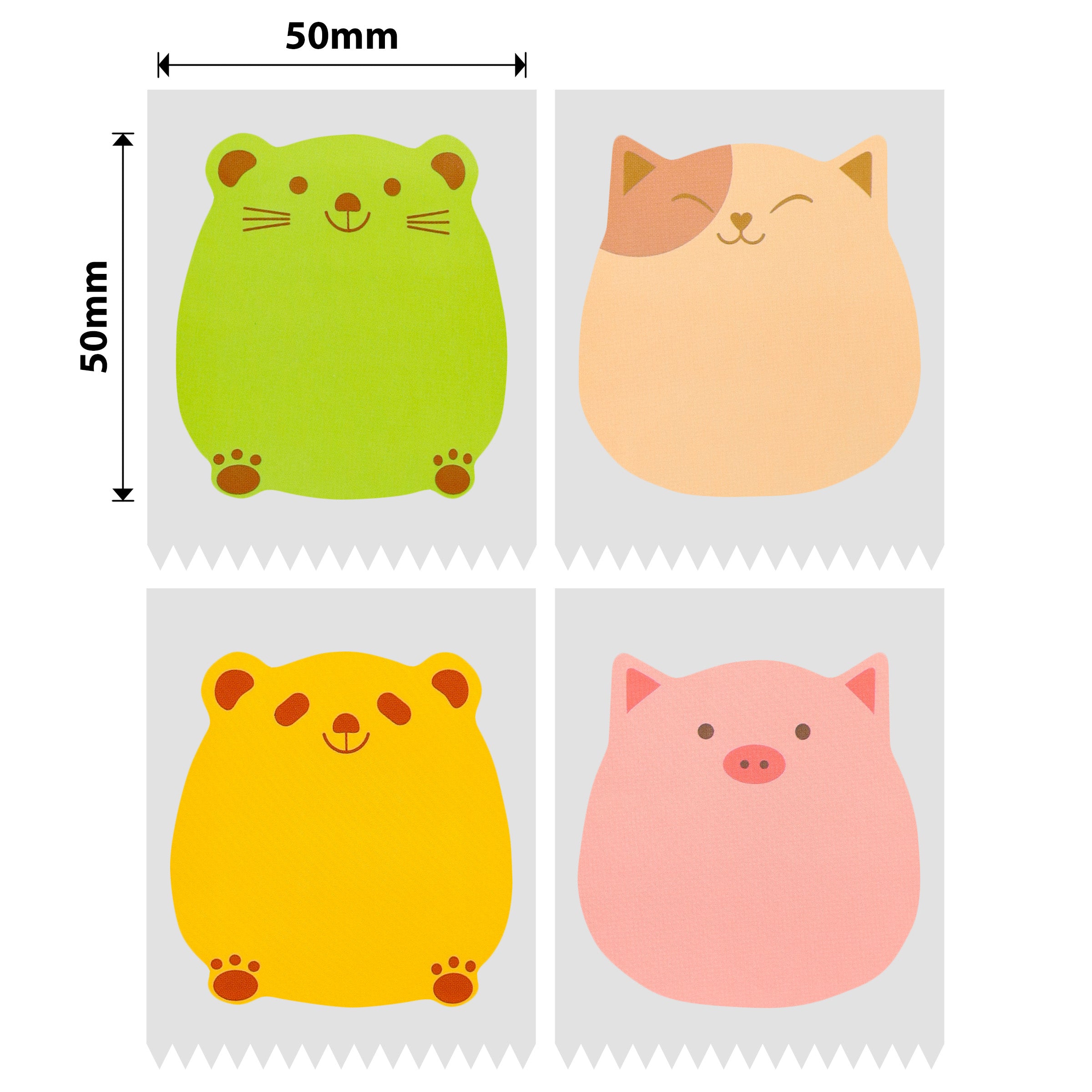 NB237 - Niimbot - B1 / B21 / B31 / B3S / B4 - 50x50mm - 150 Auspicious Animal Labels