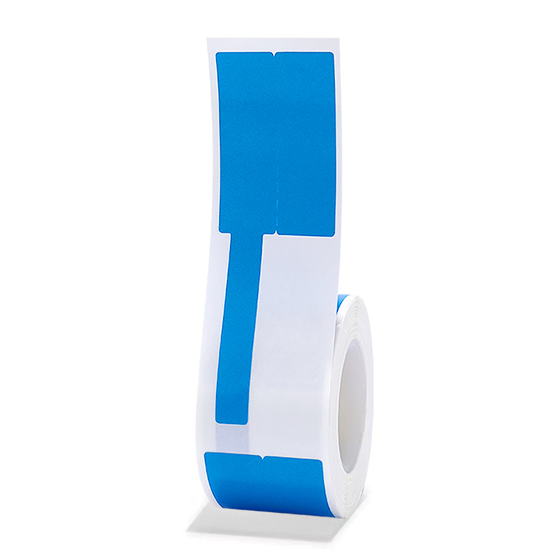 NB249 - NIIMBOT - B1 / B21 / B3S / B4 - R02F - 25X78MM (25X38+40X7) - 100 BLUE THERMAL LABELS - CABLE