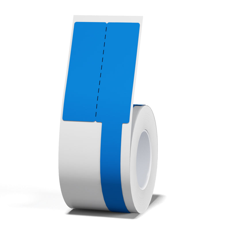 NB254 - NIIMBOT - B1 / B21 / B3S / B4 - R03F - 30X95MM (30X45+50X9) - 80 BLUE THERMAL LABELS - CABLE DESIGN