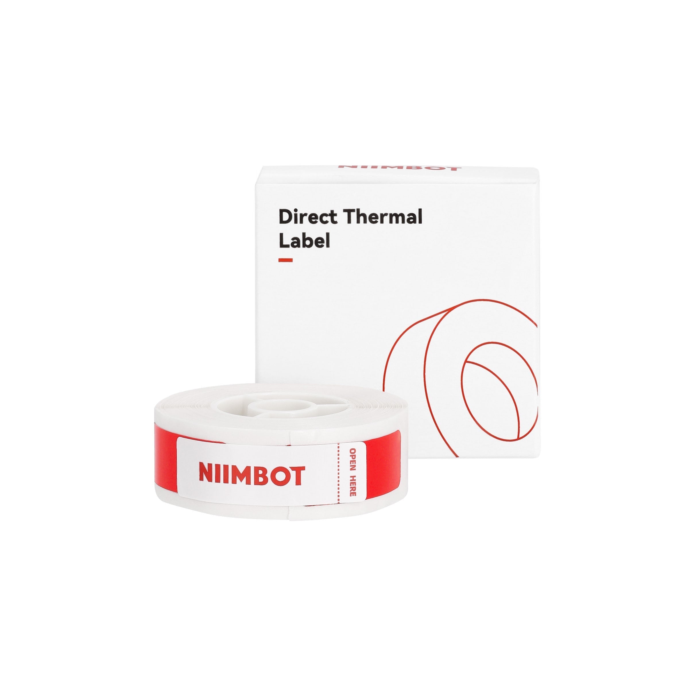 NB265 - Niimbot - D11 / D101 / D110 / H1S - 10x25mm - 225 Red Labels