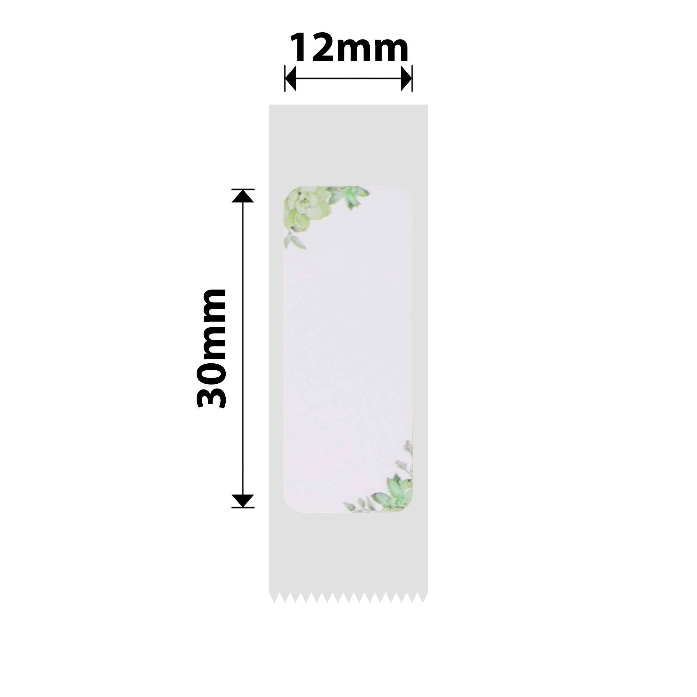 NB272 - Niimbot - D11 / D101 / D110 / H1S - 12x30mm - 195 Succulent Flower Labels