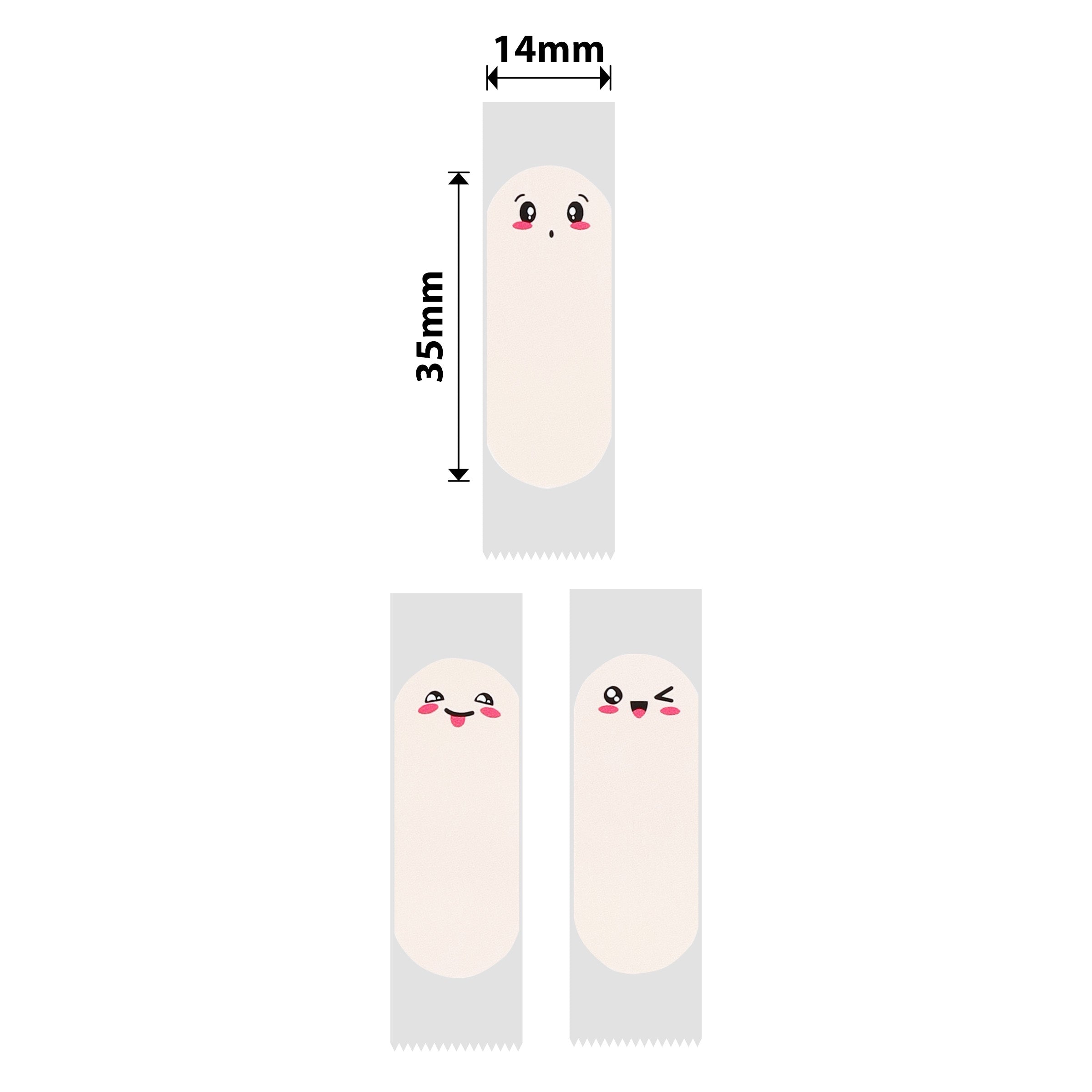 NB285 - Niimbot - D11 / D101 / D110 / H1S - 14x35mm - 170 Happy Finger Labels