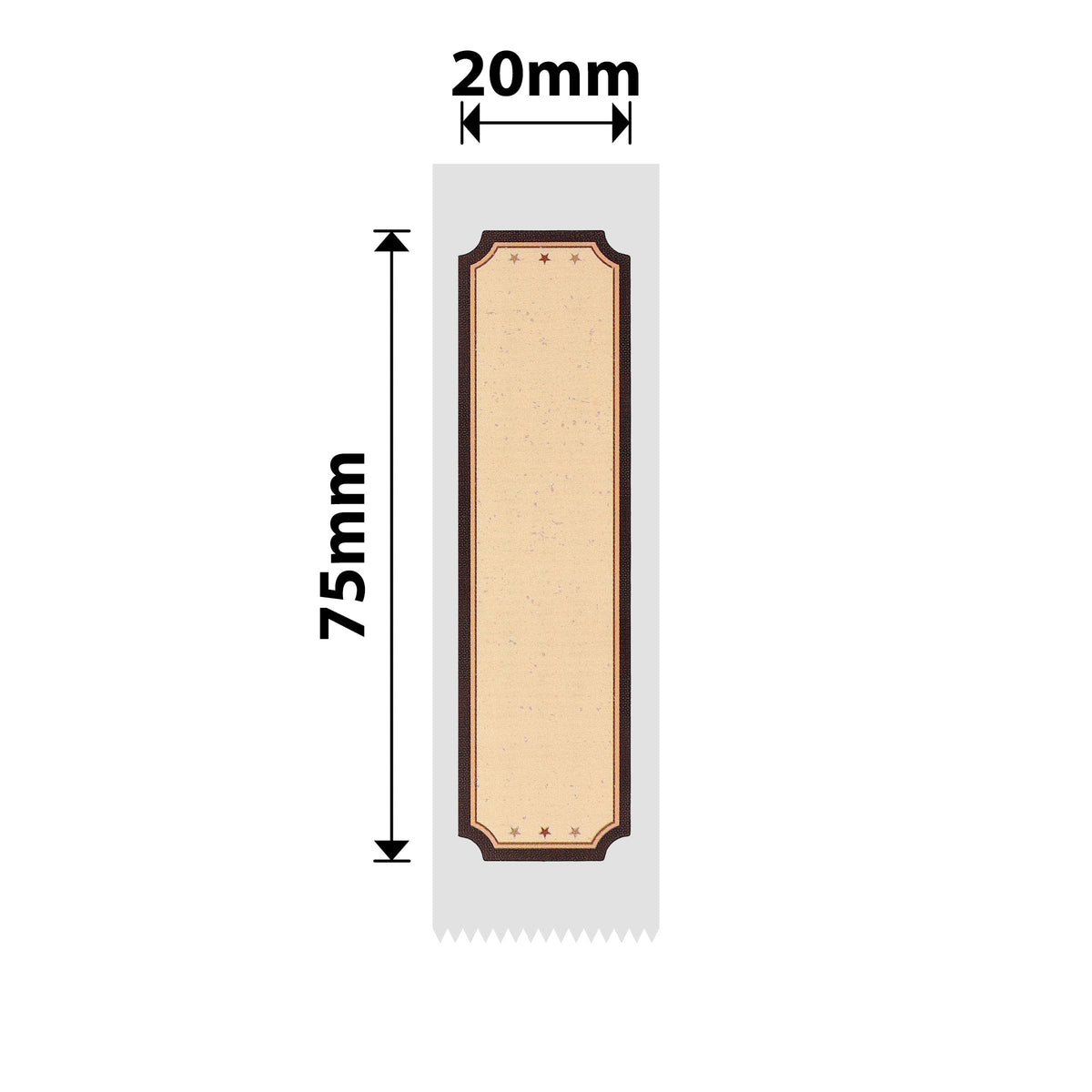 NIIMBOT - D101 Only - 20x75mm - Wood Love - 90 Labels