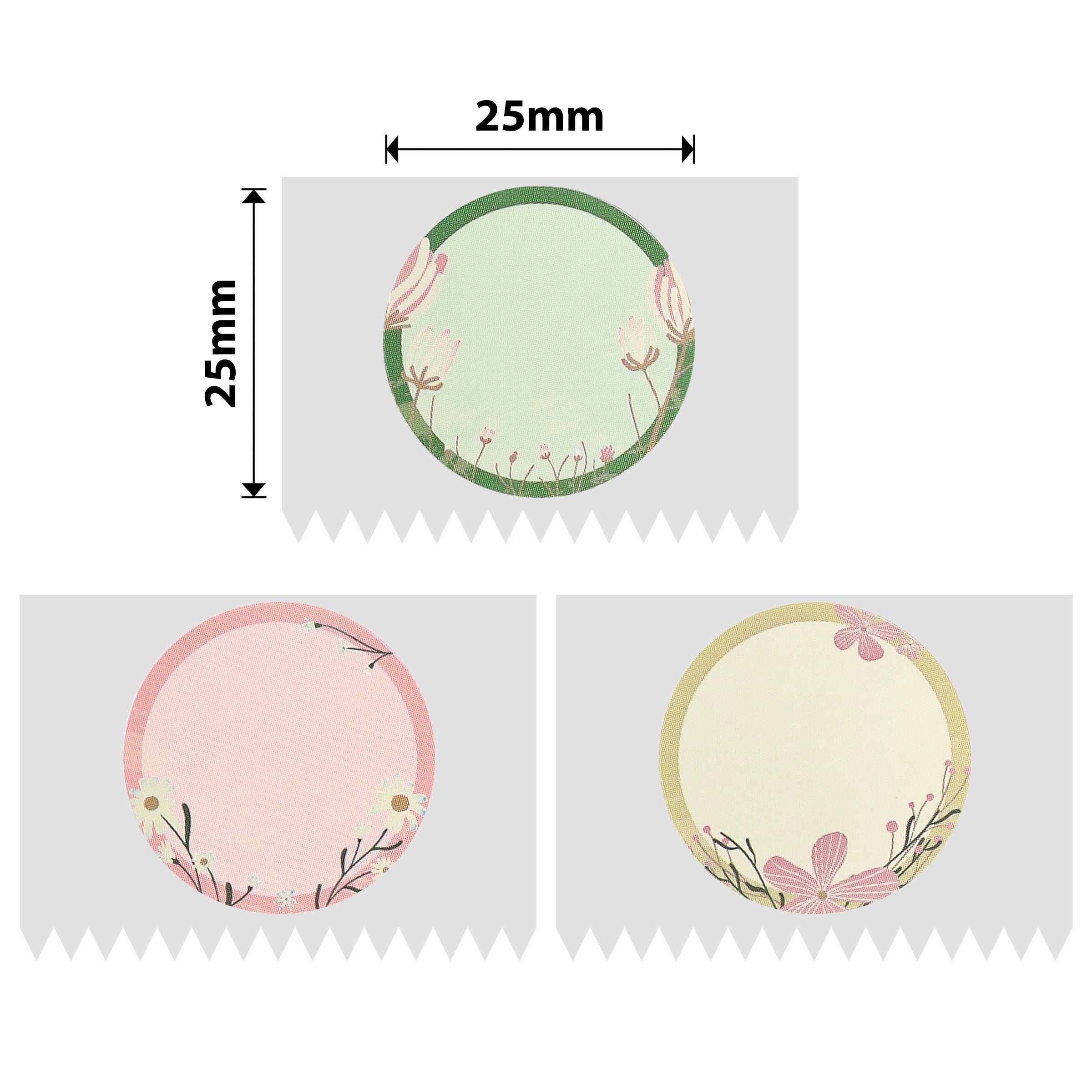 NB333 - Niimbot - D101 Only - 25x25mm - 230 Flower Labels