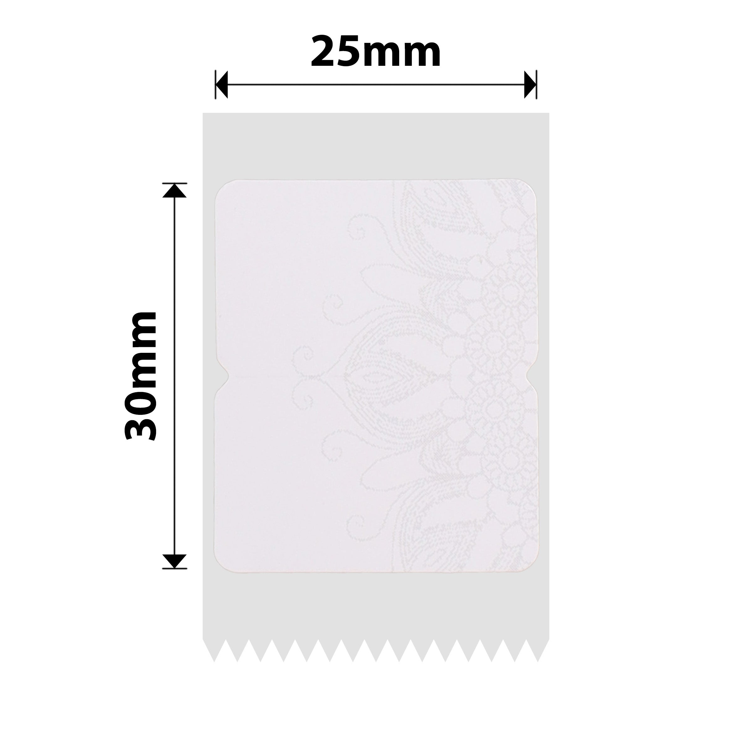 NB343 - Niimbot - D101 Only - 25x30mm - 210 Snow Colour Labels