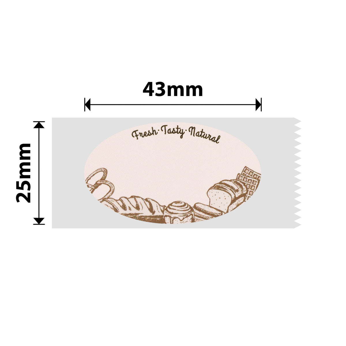 NIIMBOT - D101 Only - 25x43mm - Sweet Tea - 145 Labels