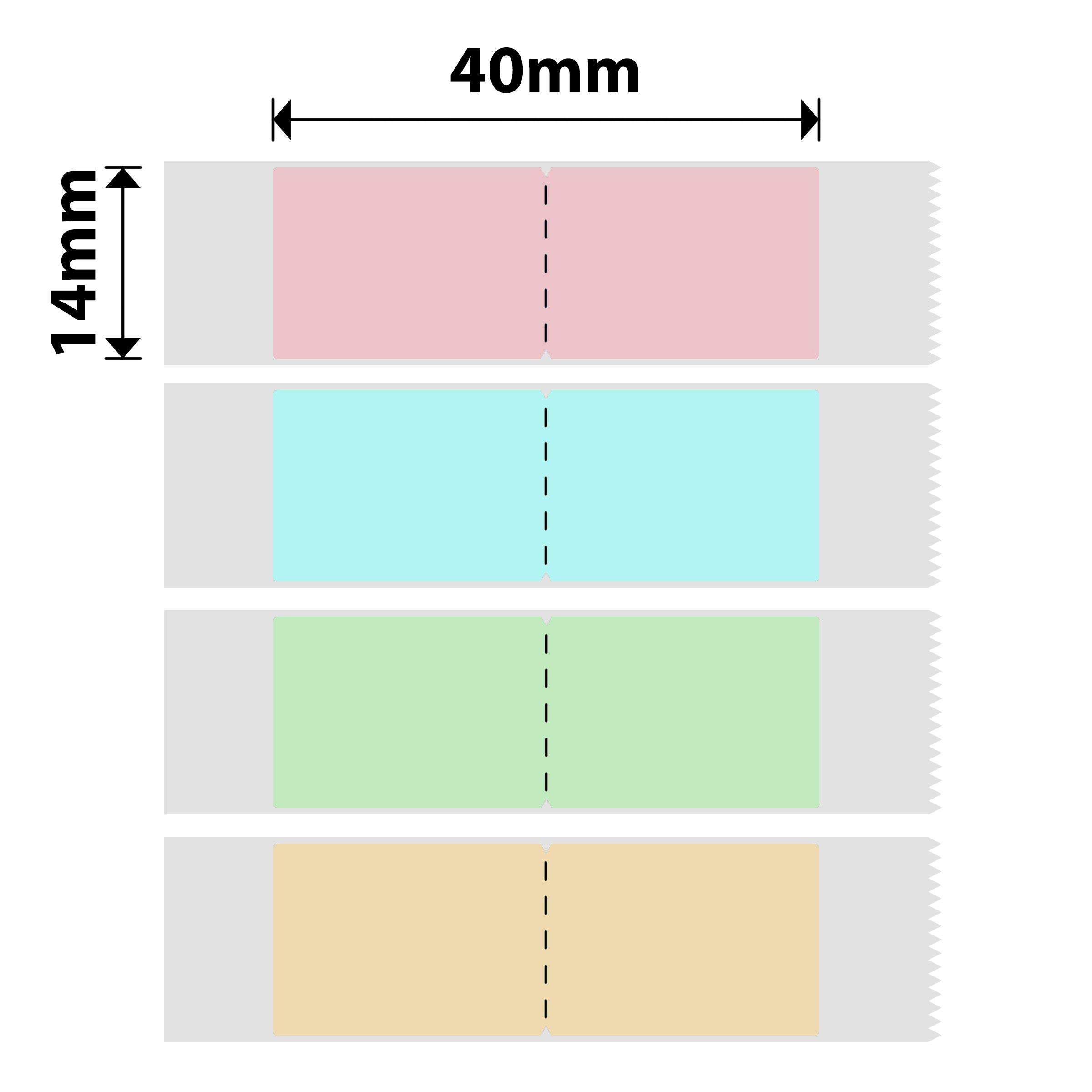 NB409 - Niimbot - N1 - 14x40mm - 150 Summer Labels