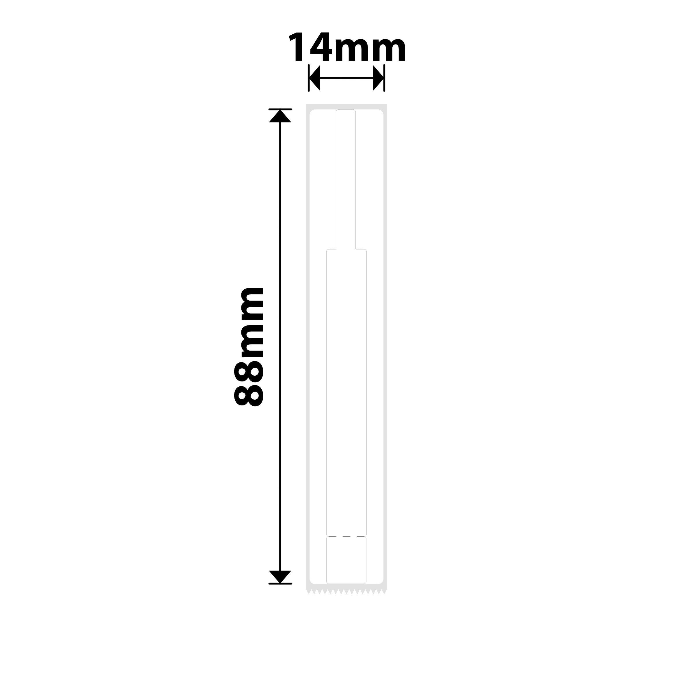 NB411 - NIIMBOT - B18 / N1 - EL14X88mm - 75 LABELS PER ROLL - WHITE