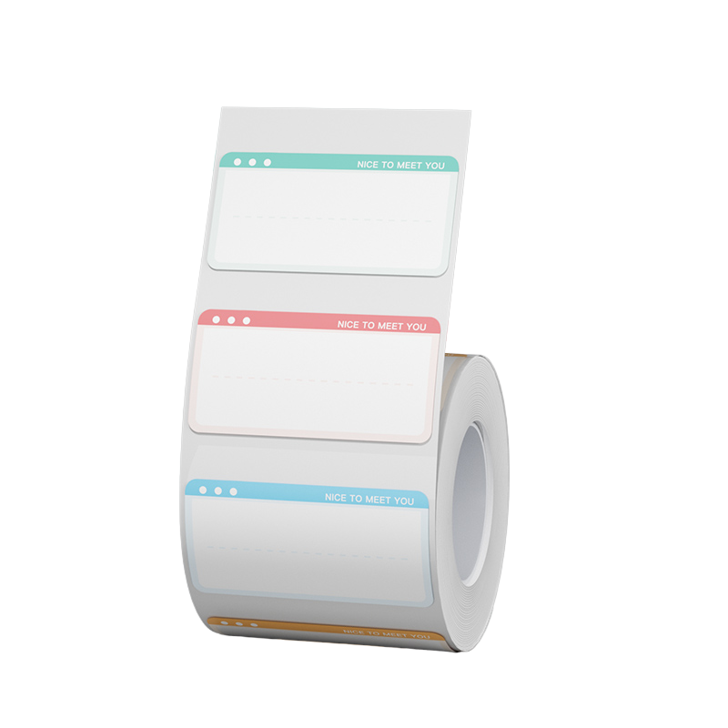 NB420 - NIIMBOT - B18 / N1 - EW14X40mm - 150 LABELS PER ROLL - NICE TO MEET YOU DESIGN
