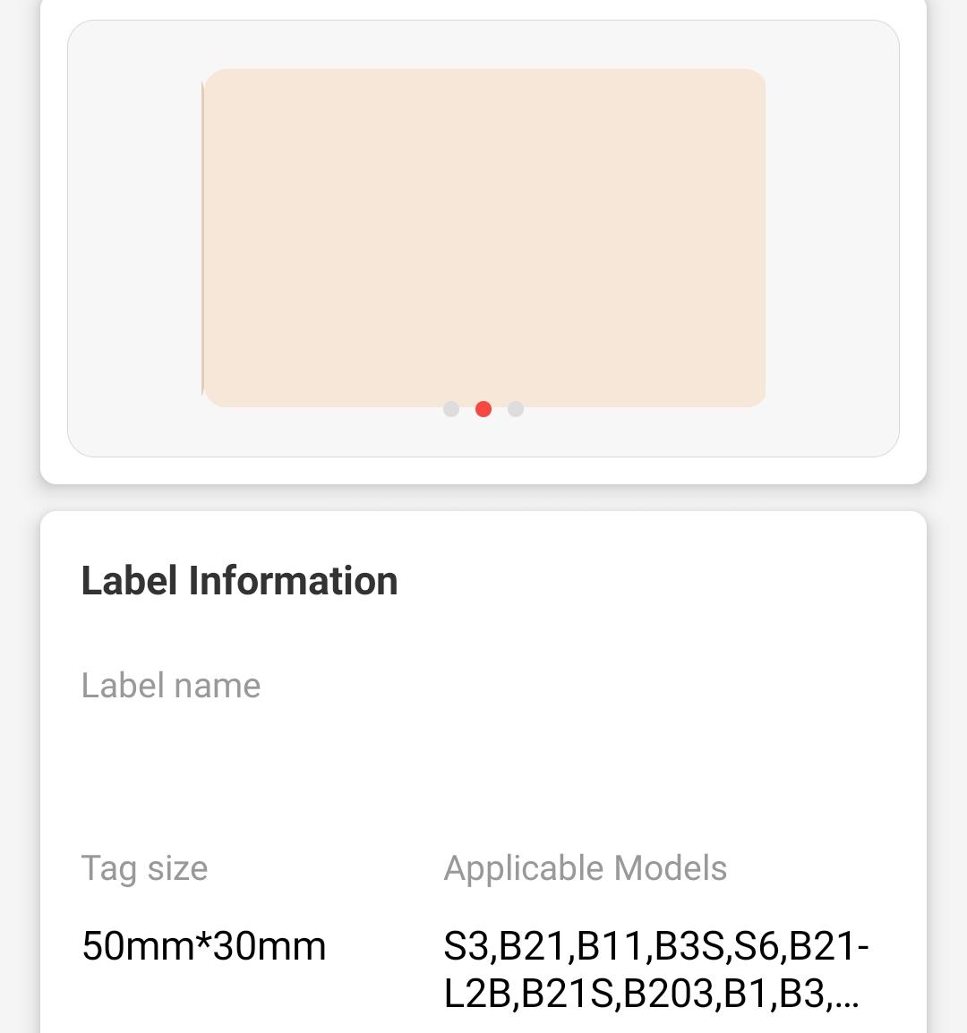 NB437 - NIIMBOT - B1 / B21 / B3S / B4 - 50X30MM - 230 THERMAL LABELS (MULTI-COLOUR)