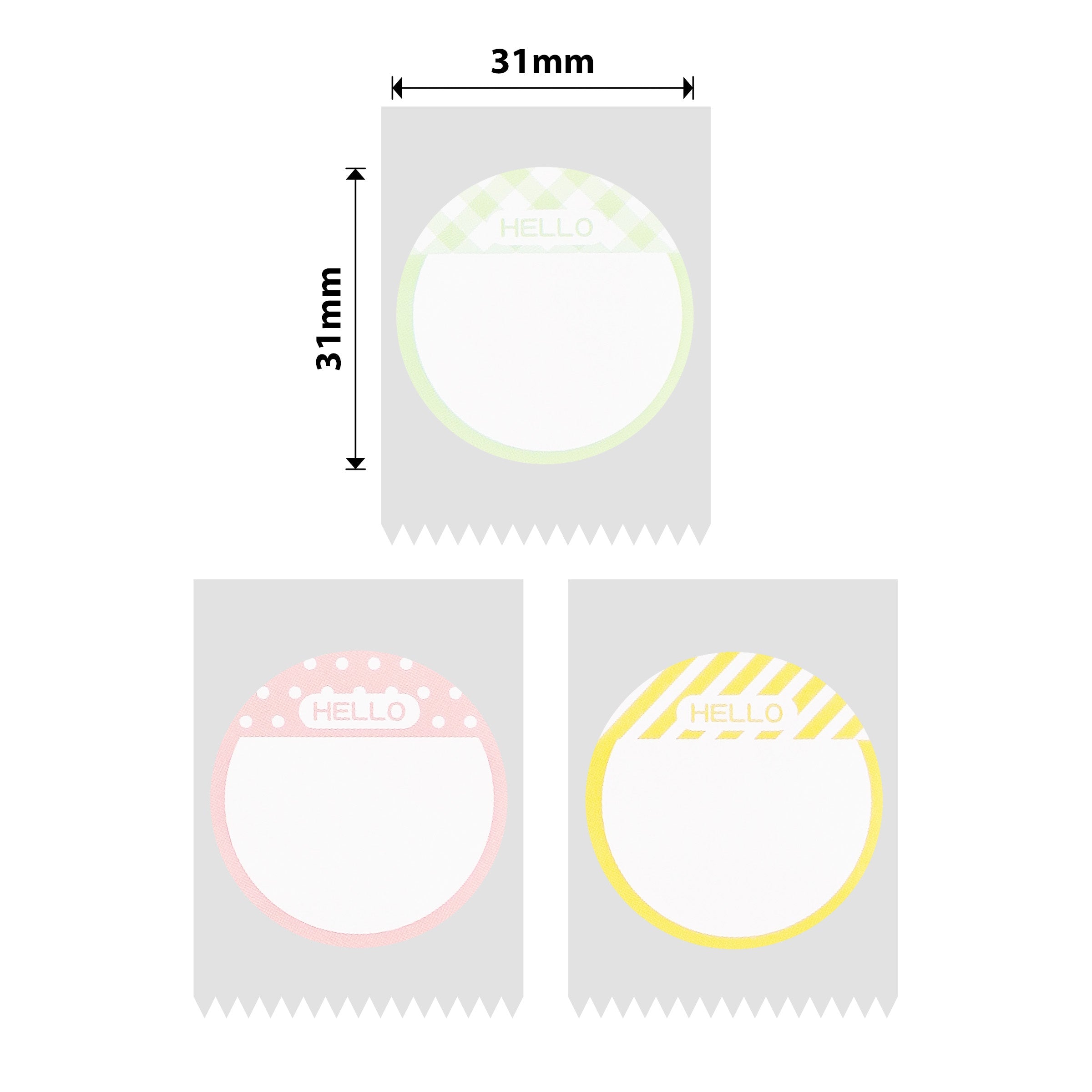 NB449 - Niimbot - B1 / B21 / B31 / B3S / B4 - 31x31mm - 220 Hello Labels