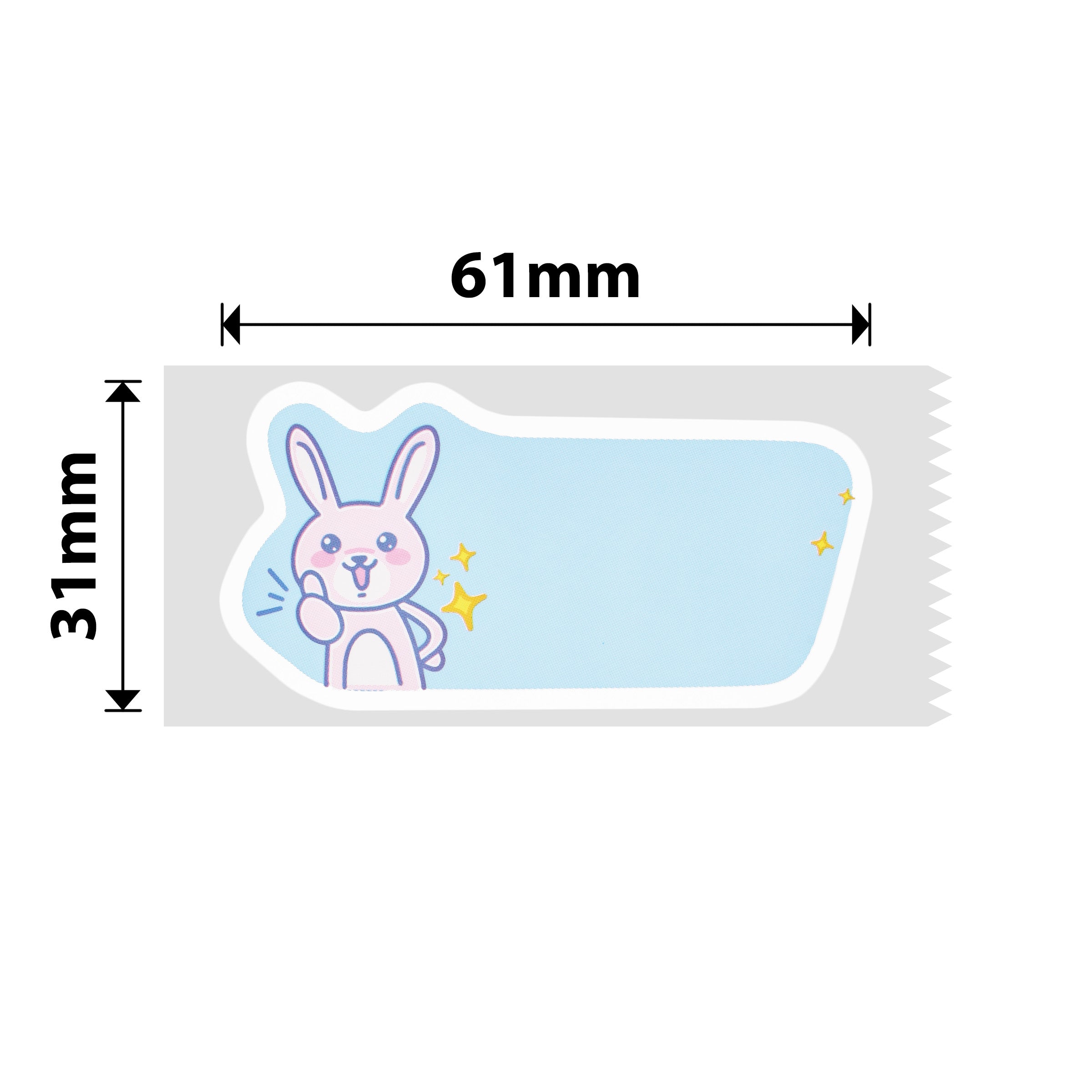 NB453 - Niimbot - B1 / B21 / B31 / B3S / B4 - 31x61mm - 120 Good Job Labels