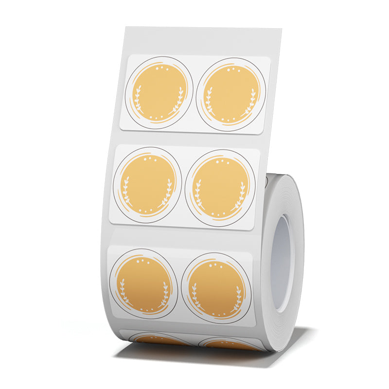 NB475 - Niimbot - B1 / B21 / B31 / B3S / B4 - 42x21mm - 310 Orange Round Labels
