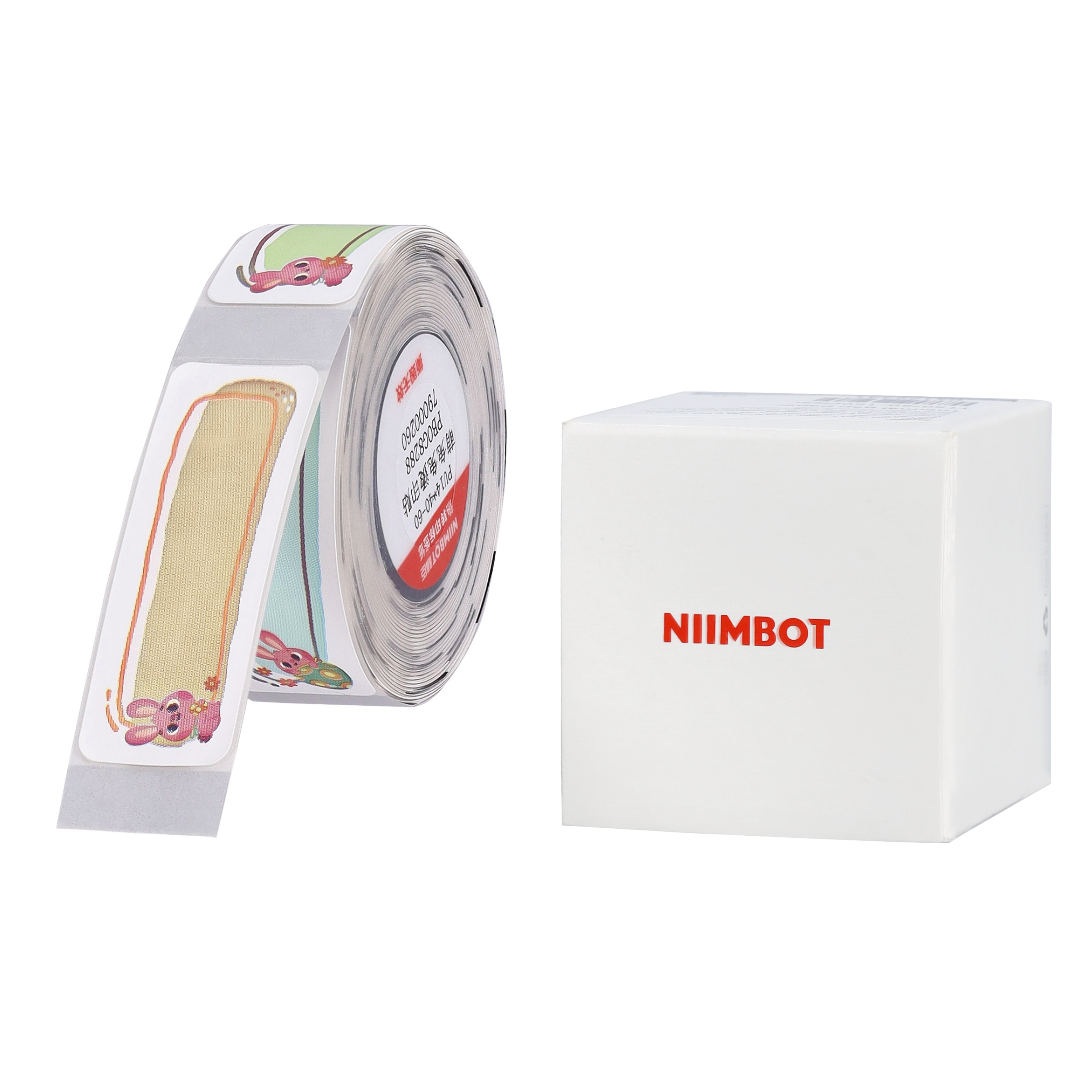 NB529 - NIIMBOT - B18 / N1 - PU14X40mm - 60 LABELS PER ROLL - IRON ON LABEL - CUTE BUNNY