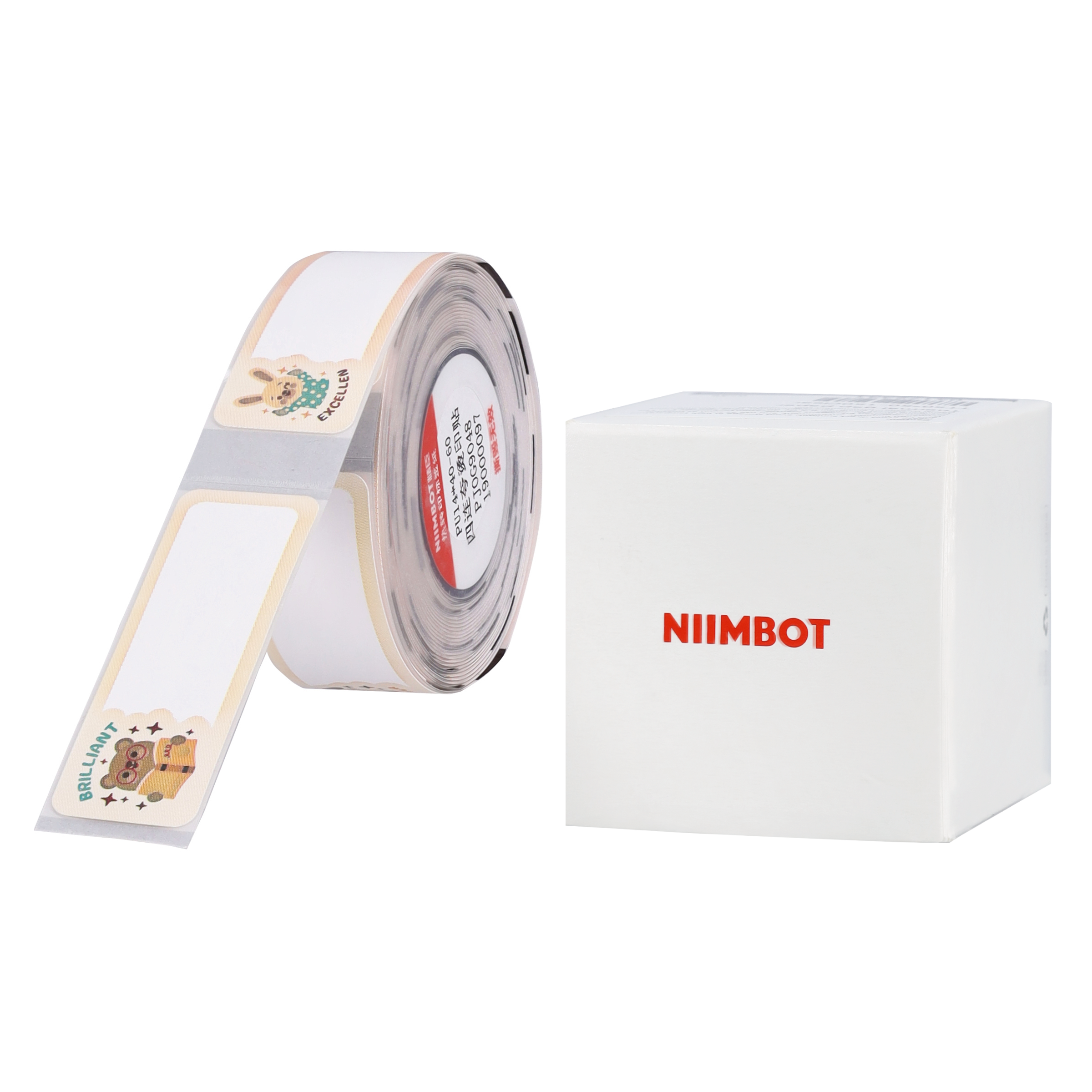 NB530 - Niimbot - N1 - 14x40mm - 60 Inspiring Animals Iron On Labels