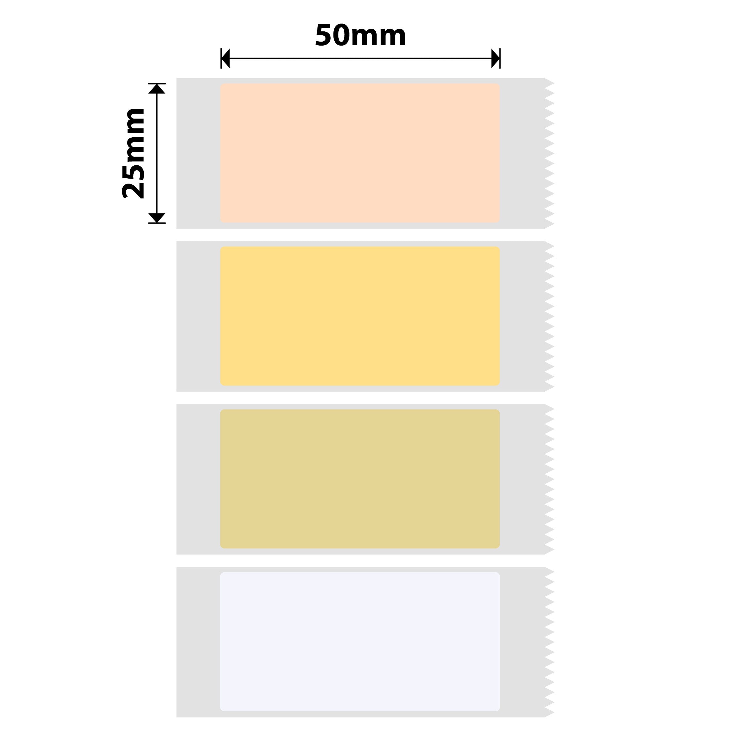 NB531 - Niimbot - D101 Only - 25x50mm - 125 Heal The Forest Labels