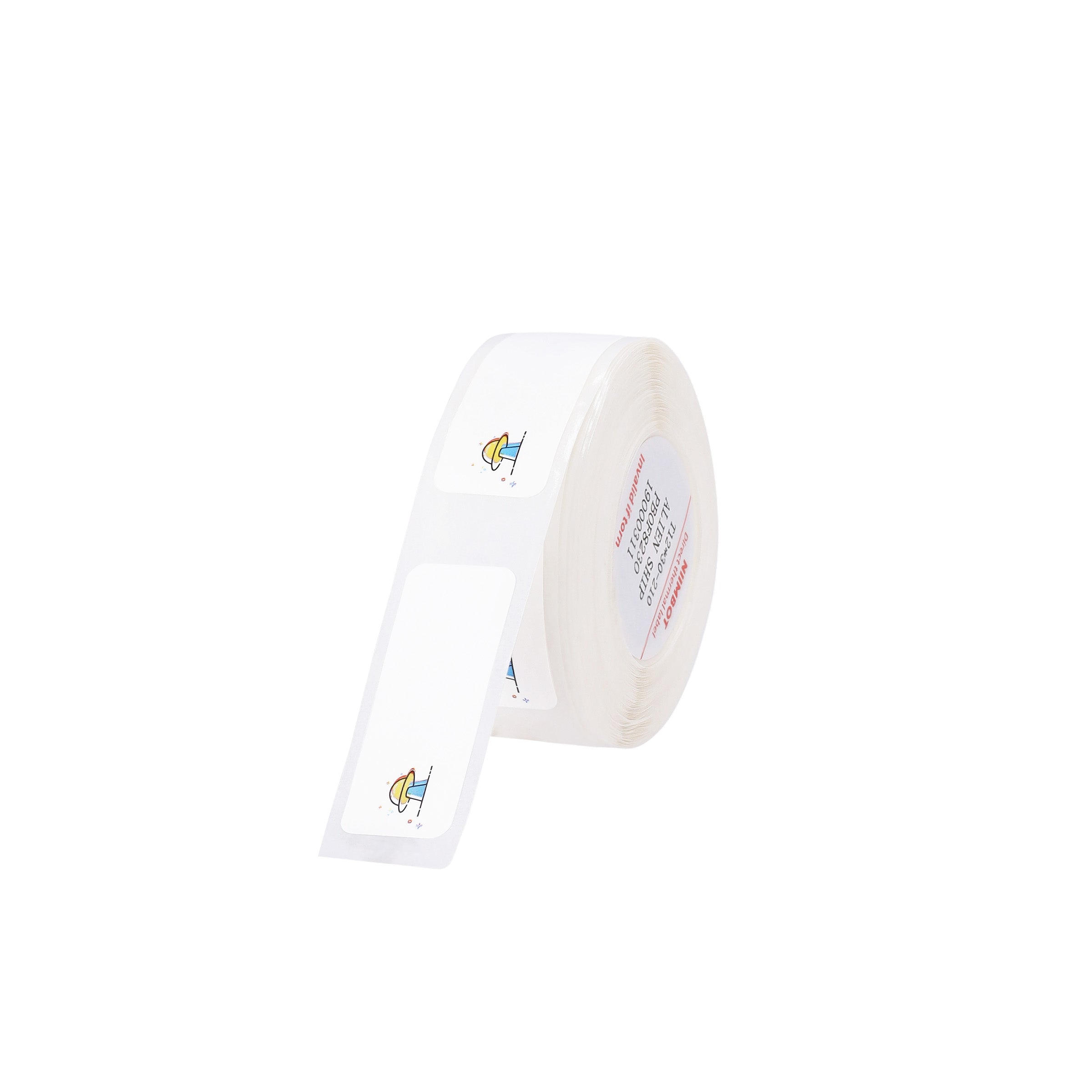 NB538 - NIIMBOT - D11 / D101 / D110 / H1S - T12X30MM - 210 LABELS PER ROLL - ALIEN SHIP