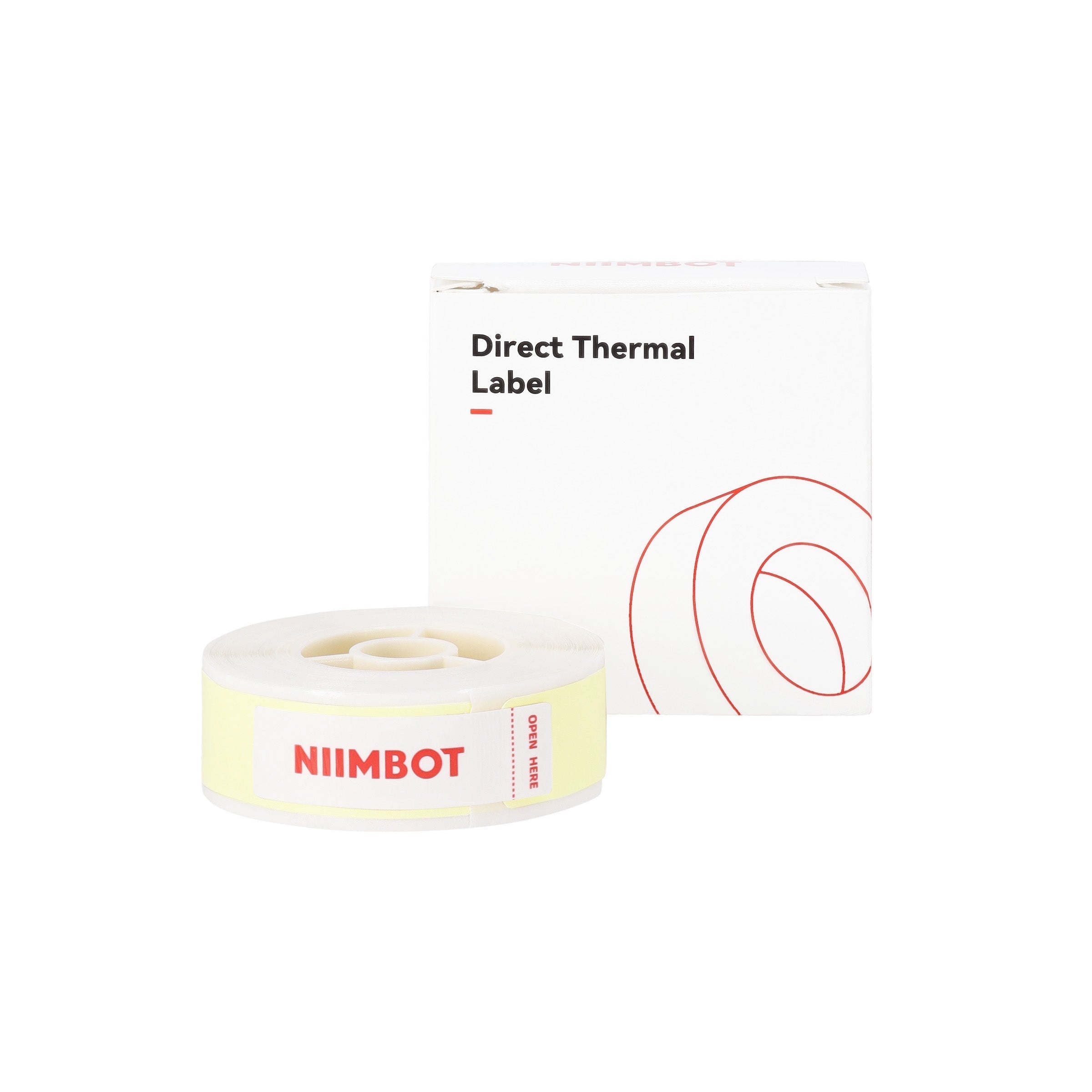 NB539 - Niimbot - D11 / D101 / D110 / H1S - 12x75mm - 90 Light Yellow Labels