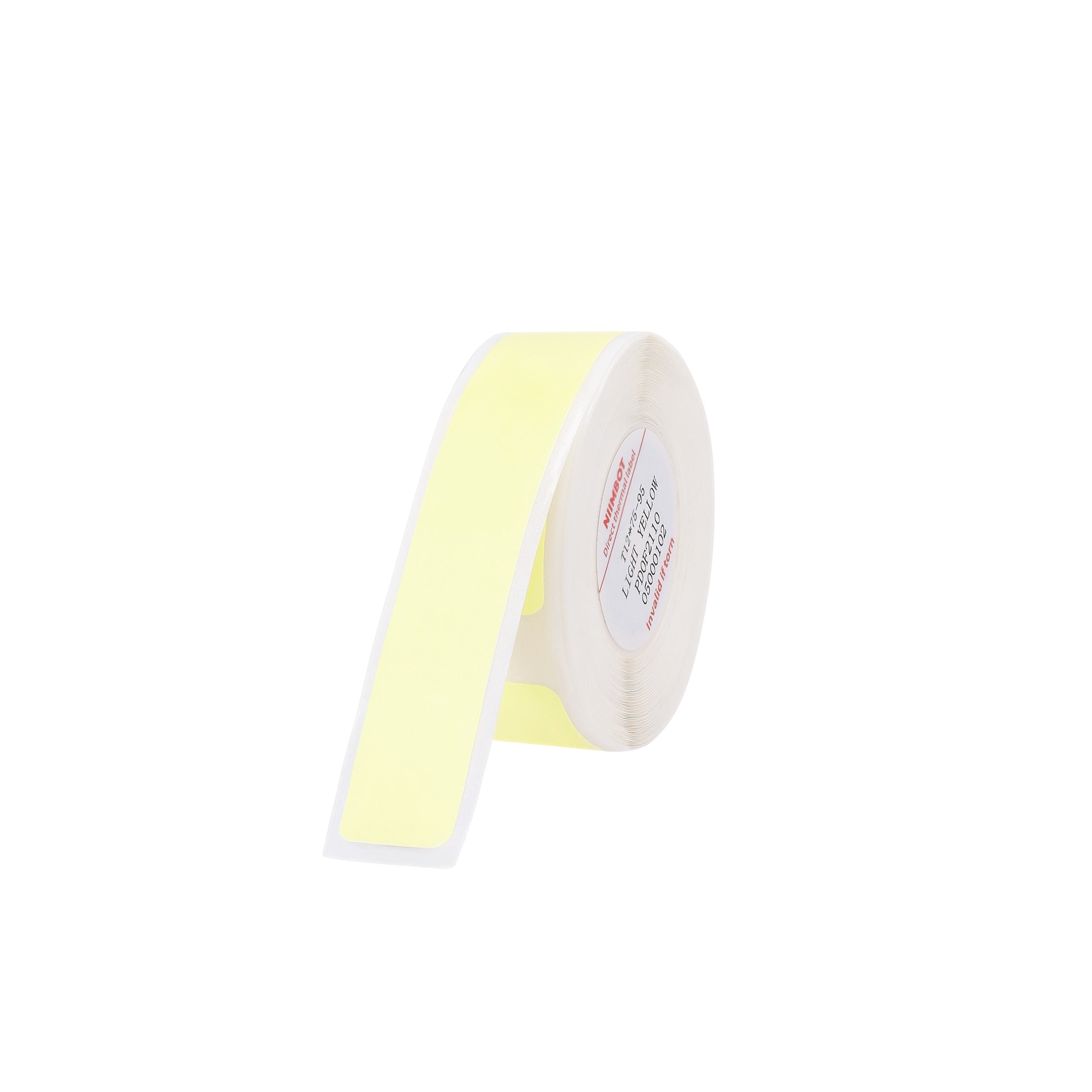 NB539 - NIIMBOT - D11 / D101 / D110 / H1S - T12X75MM - 95 LABELS PER ROLL - LIGHT YELLOW