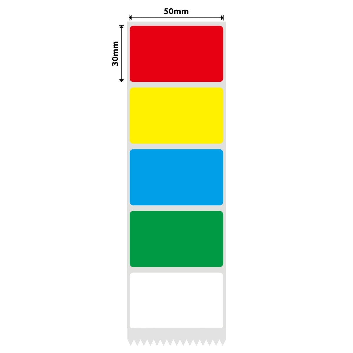 NIIMBOT - K3 Only - 50x30mm - Colourful B - Rgb - 965 Labels