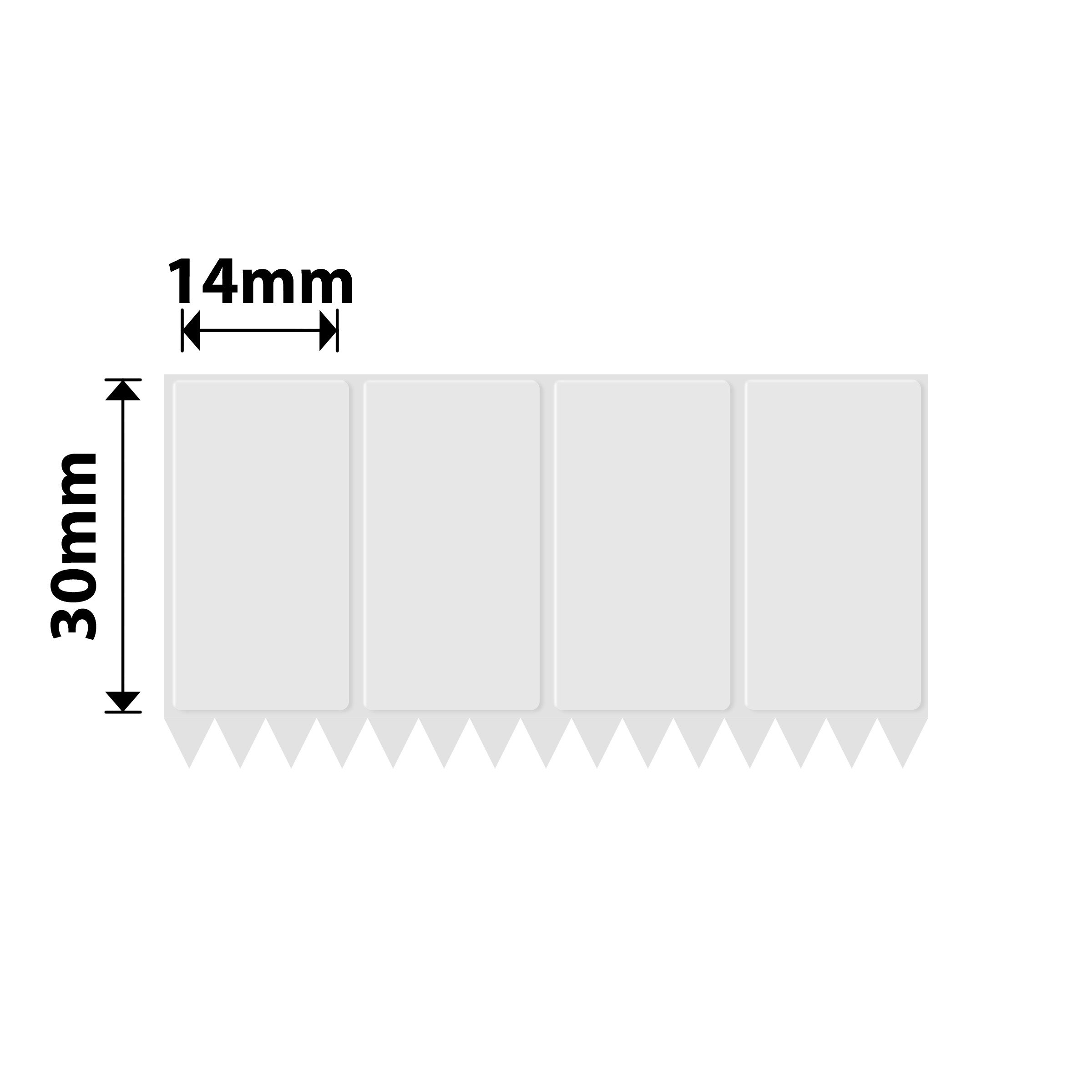 NB568 - Niimbot - K3 Only - 14x30mm/4L - 3,600 Transparent Labels